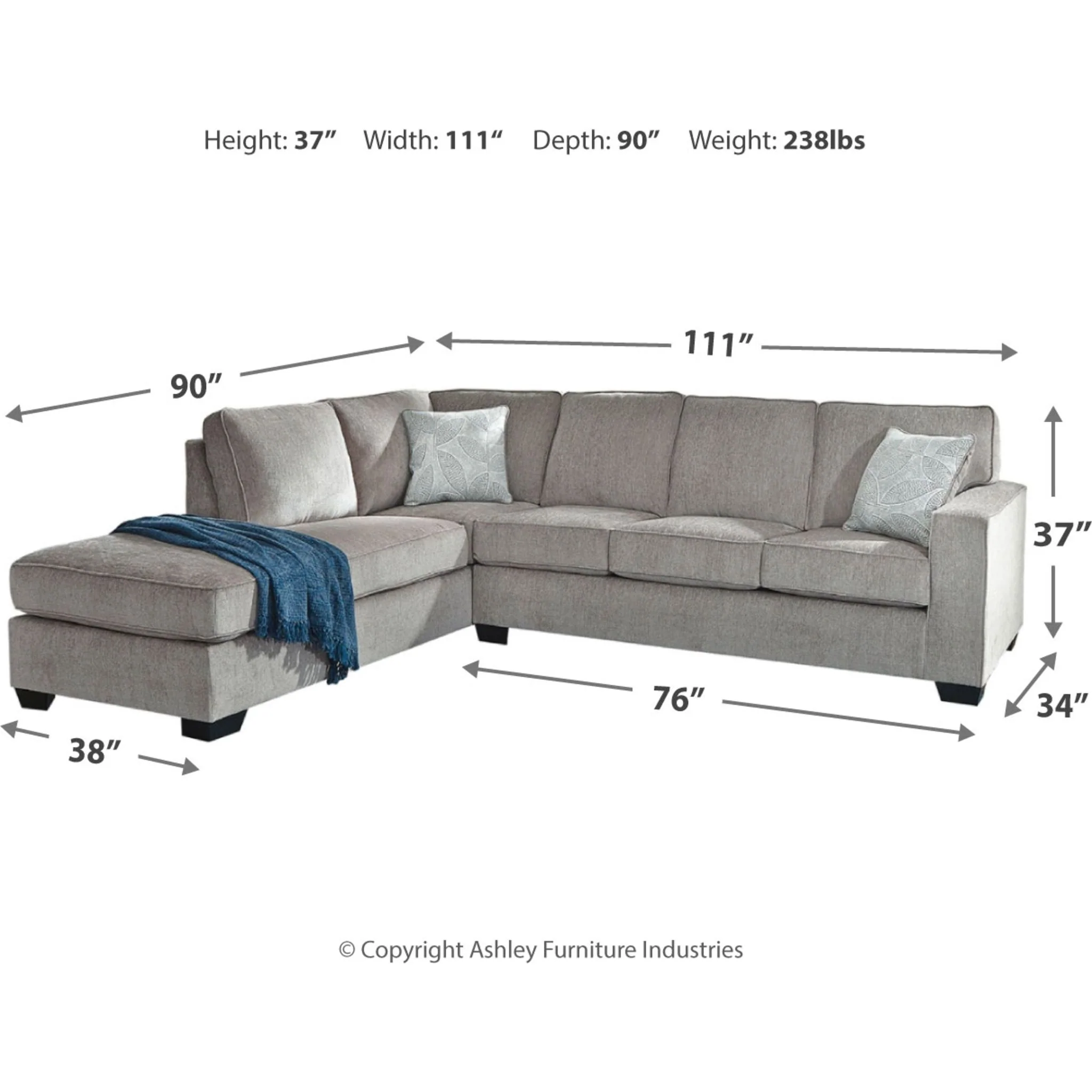 Altari 2 Piece Sectional - Image 37