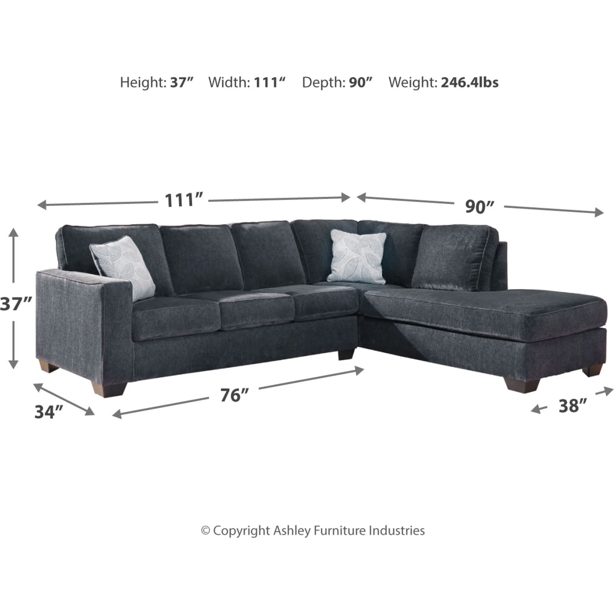Altari 2 Piece Sectional - Image 5
