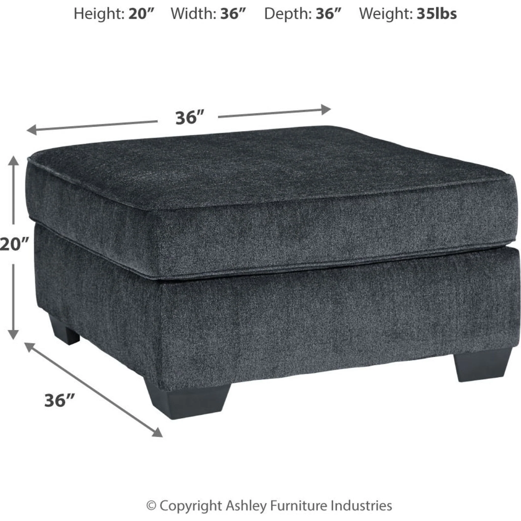 Altari Oversized Accent Ottoman - Image 11