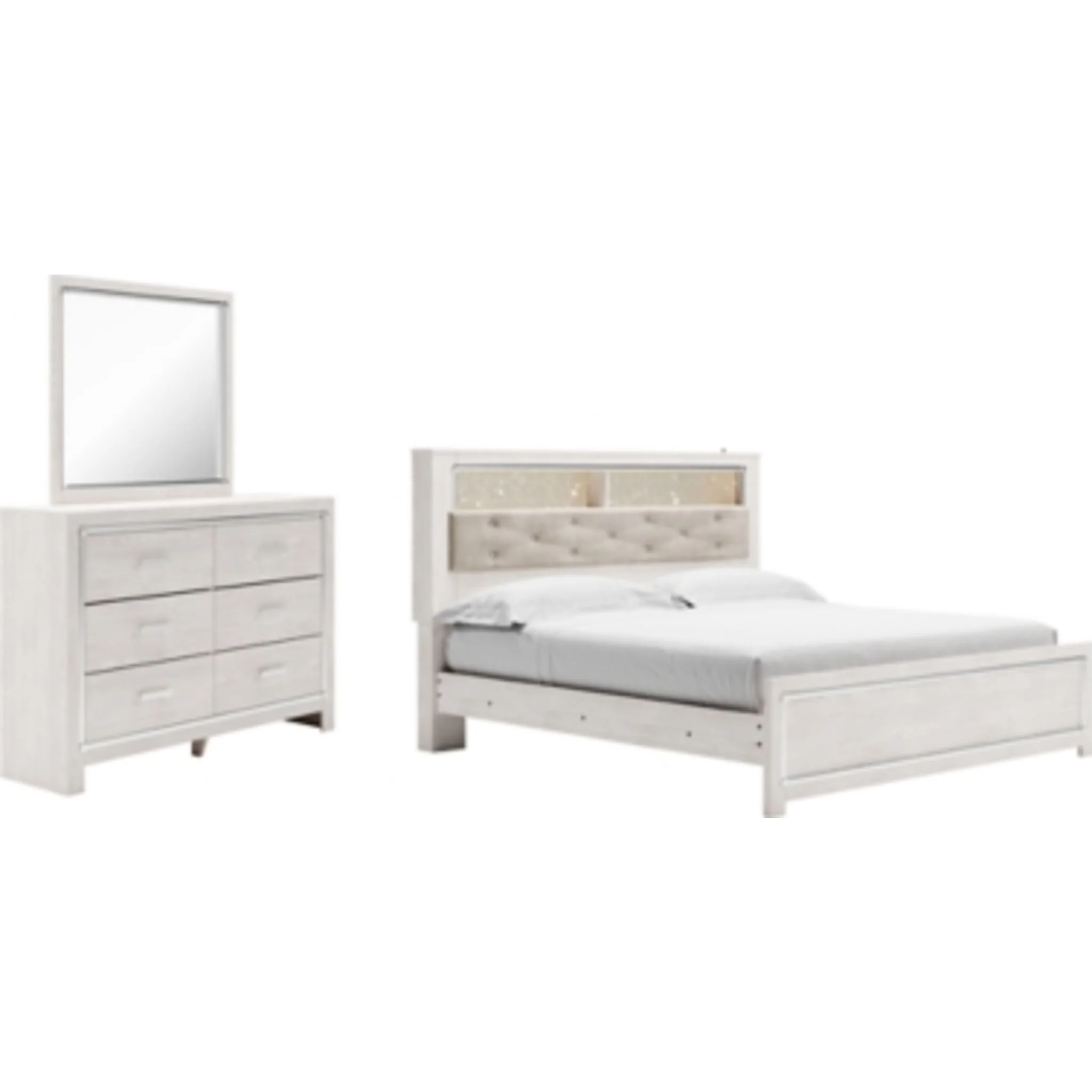 Altyra 5 Piece Bookcase Bedroom - Image 8