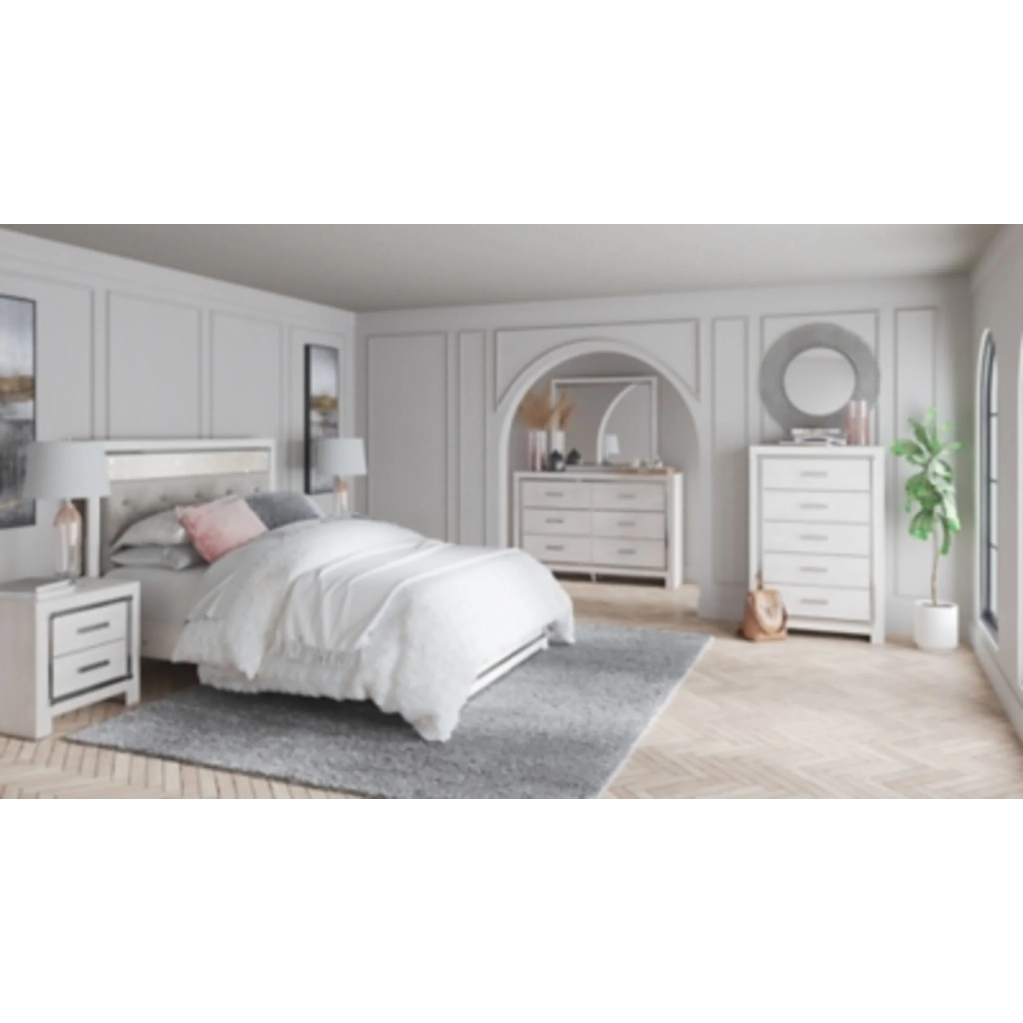 Altyra 5 Piece Panel Bedroom - Image 2