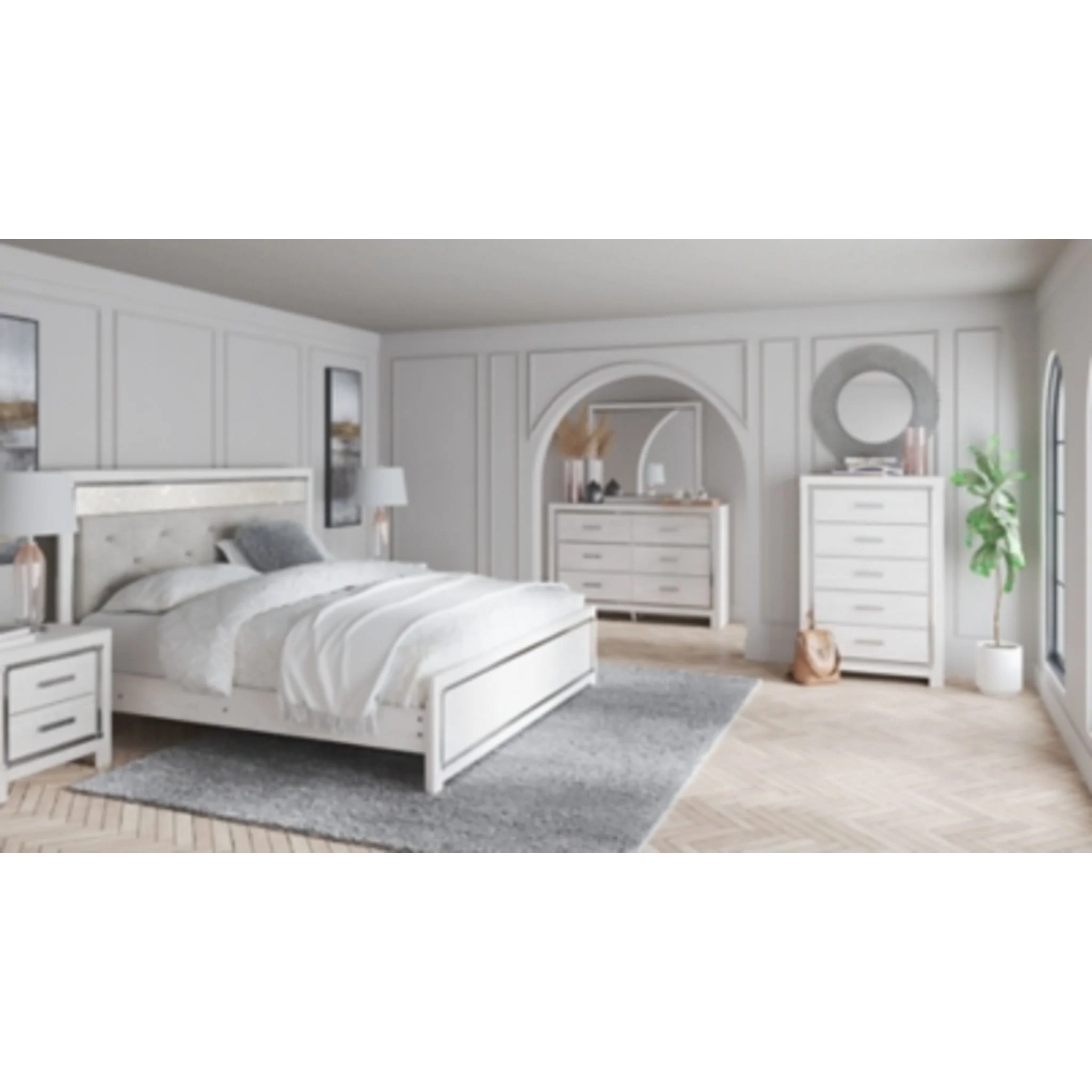Altyra 5 Piece Panel Bedroom - Image 9