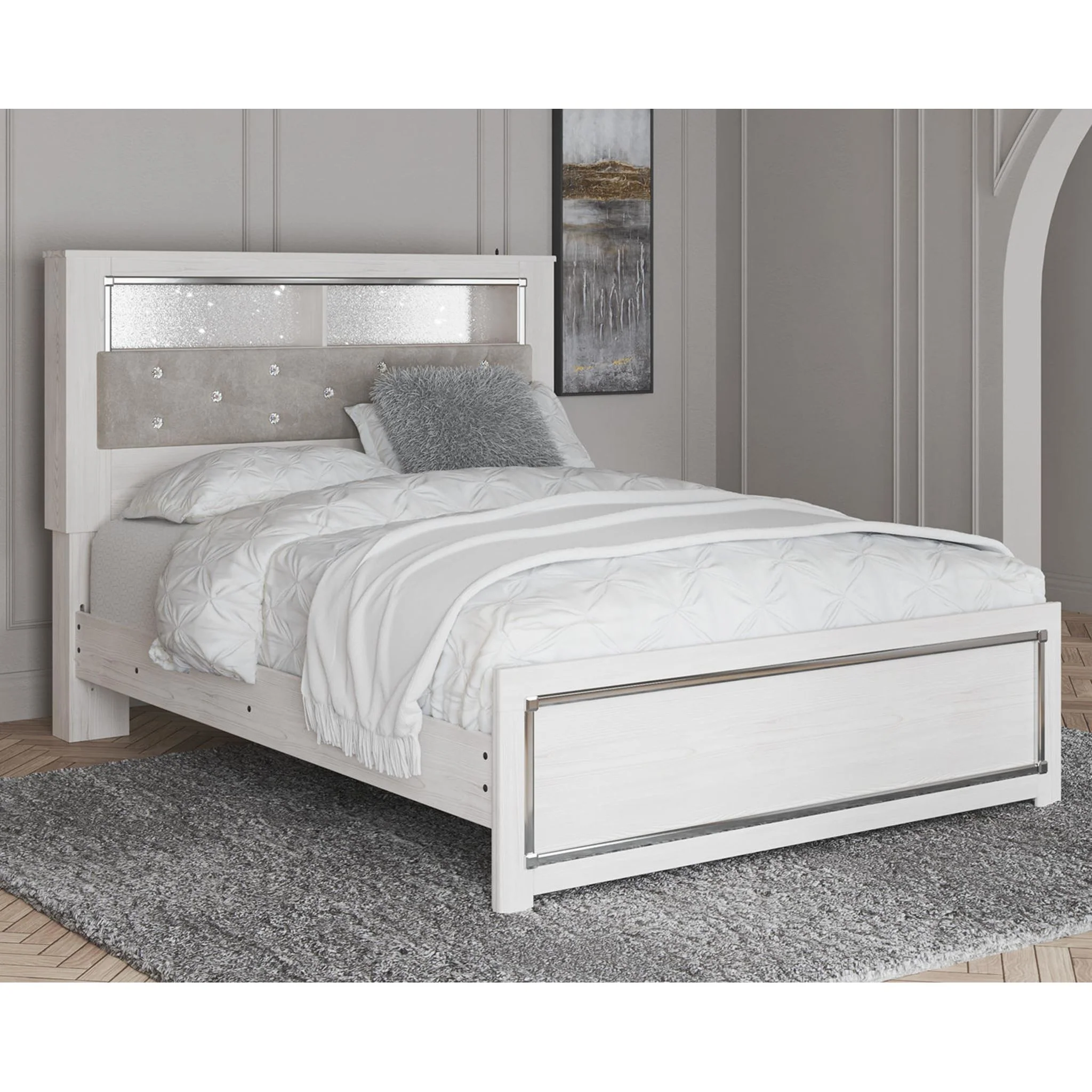 Altyra Bookcase Platform Bed - Image 16
