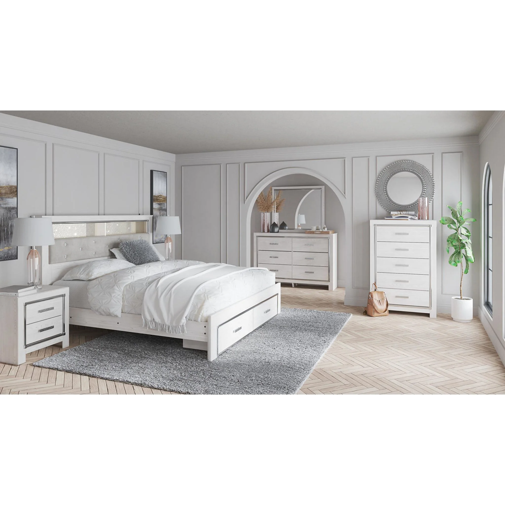 Altyra Bookcase Storage Bed - Image 17