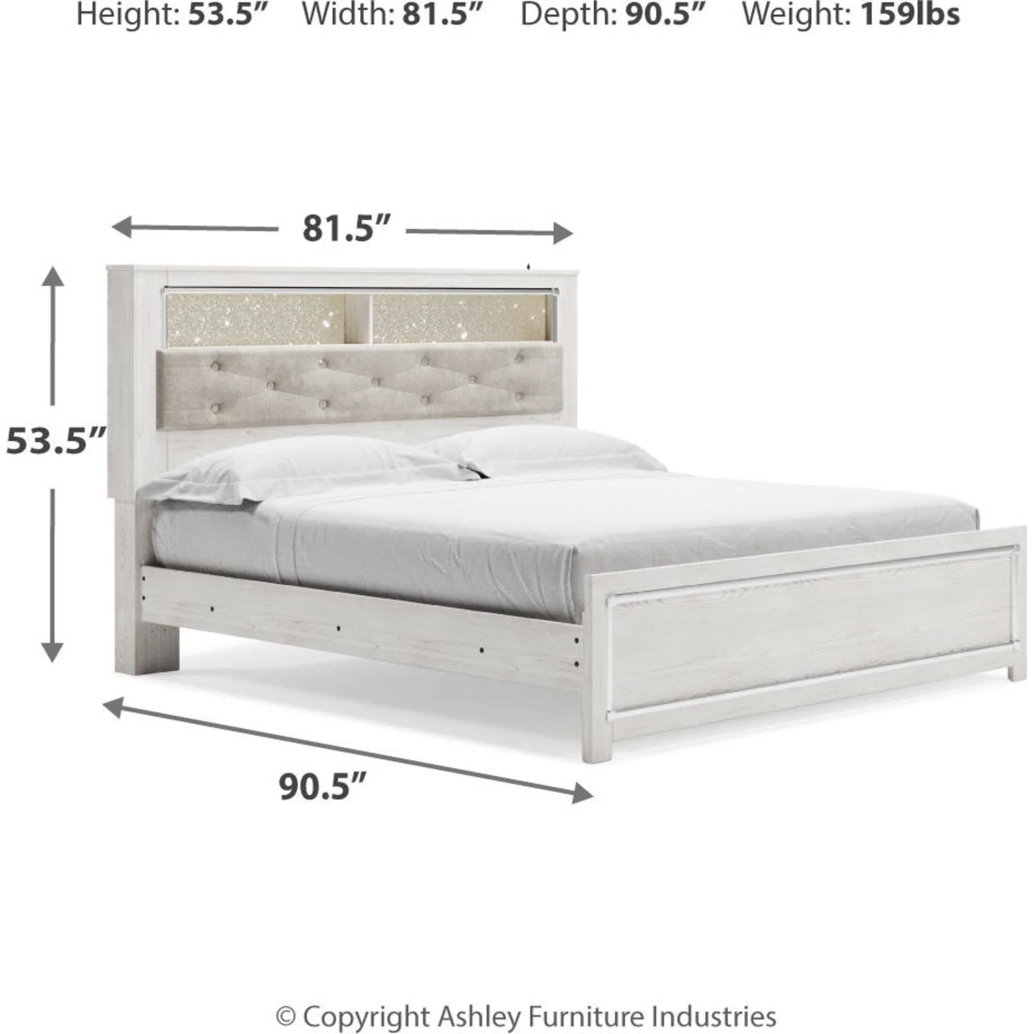 Altyra Bookcase Storage Bed - Image 18