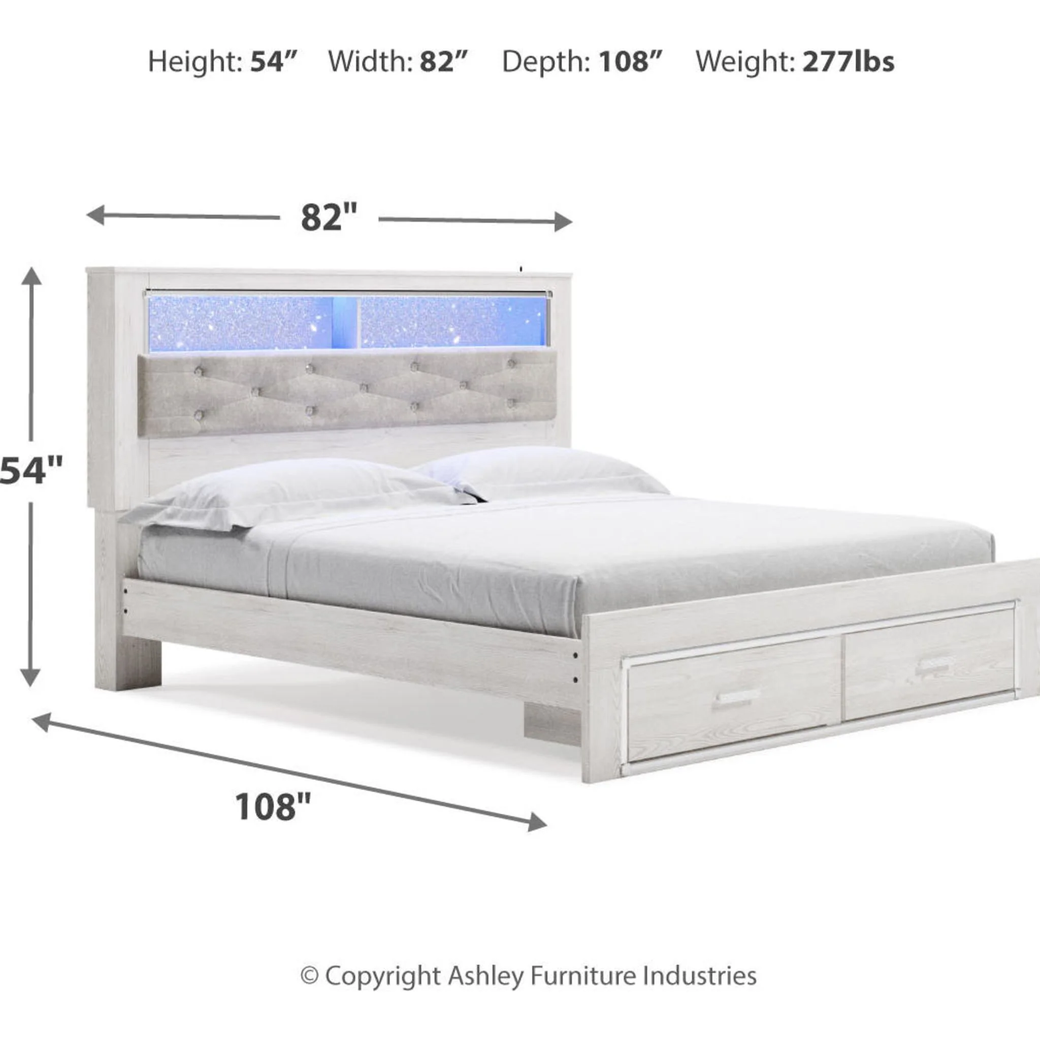 Altyra Bookcase Storage Bed - Image 19
