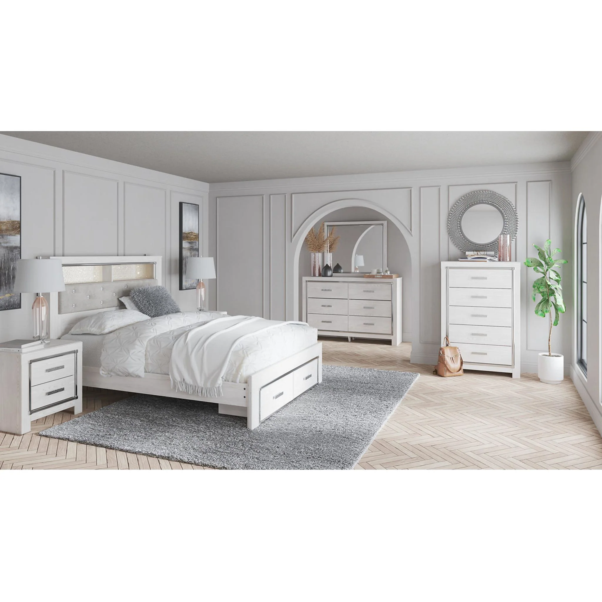 Altyra Bookcase Storage Bed - Image 3