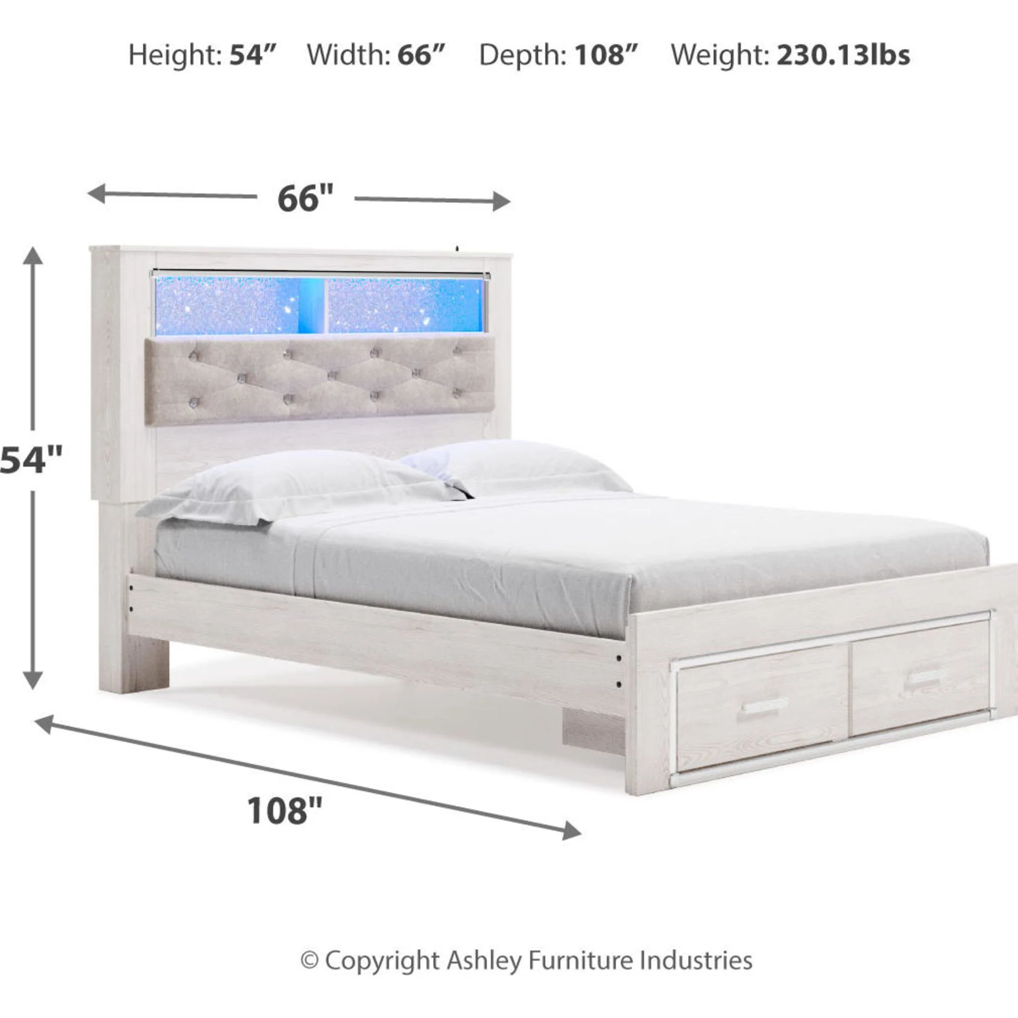 Altyra Bookcase Storage Bed - Image 5