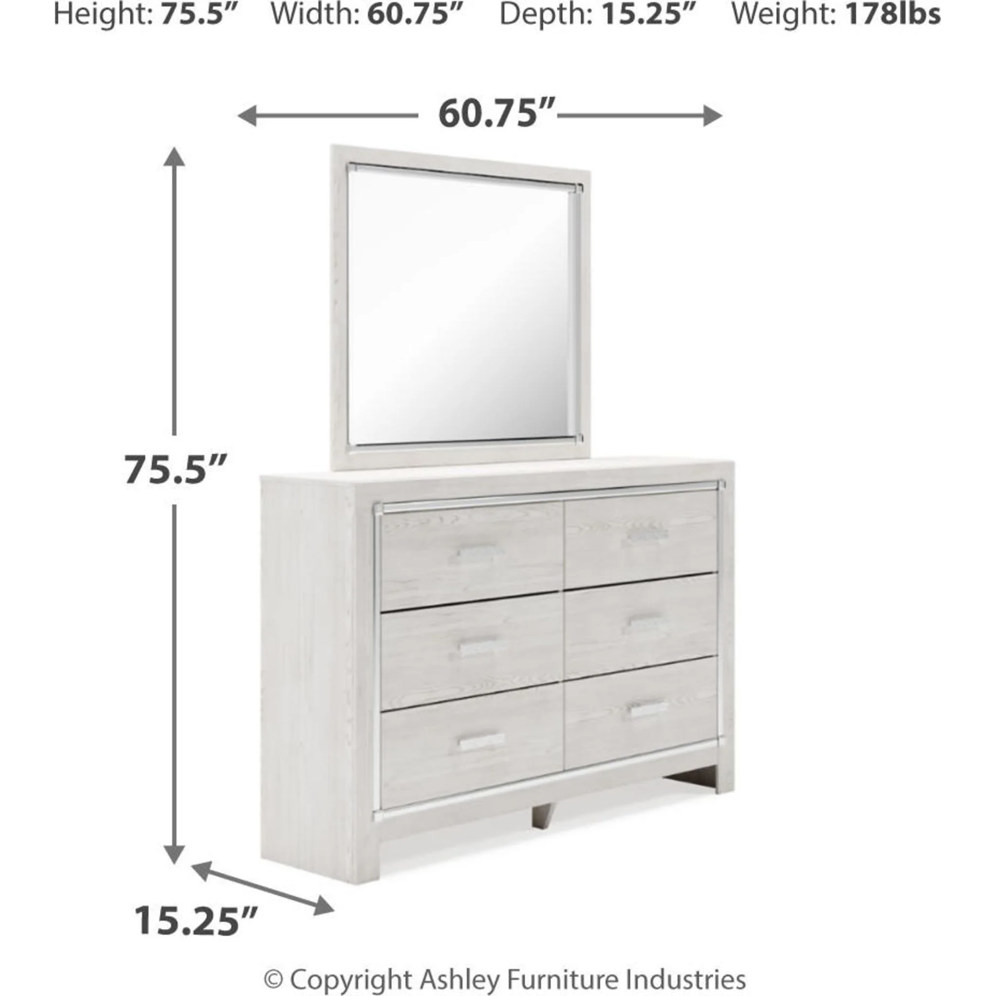 Altyra Dresser and Mirror - Image 10