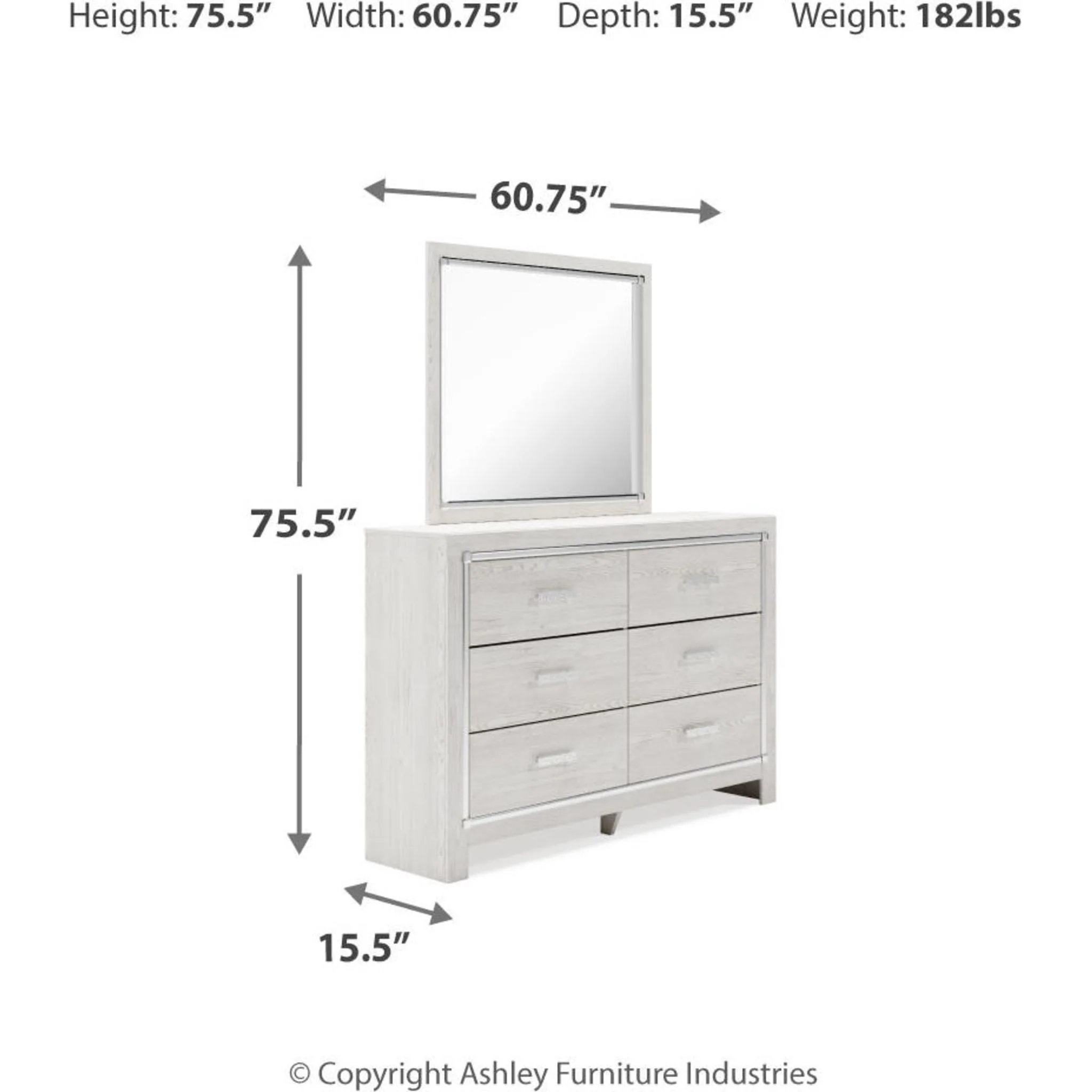 Altyra Dresser and Mirror - Image 15
