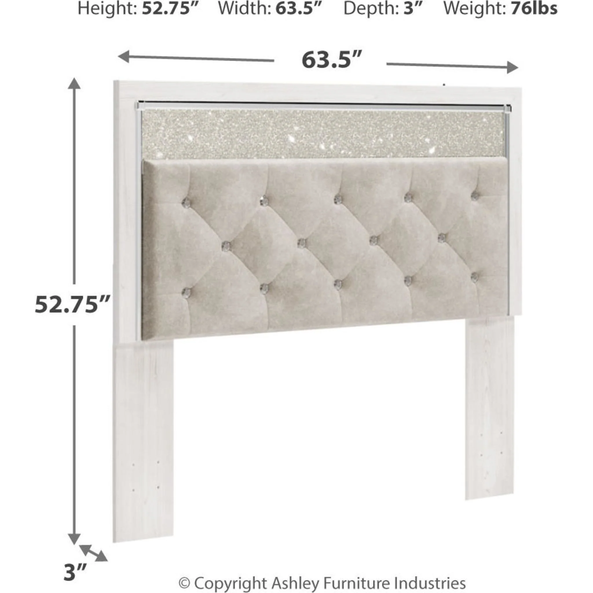 Altyra Upholstered Headboard - Image 5