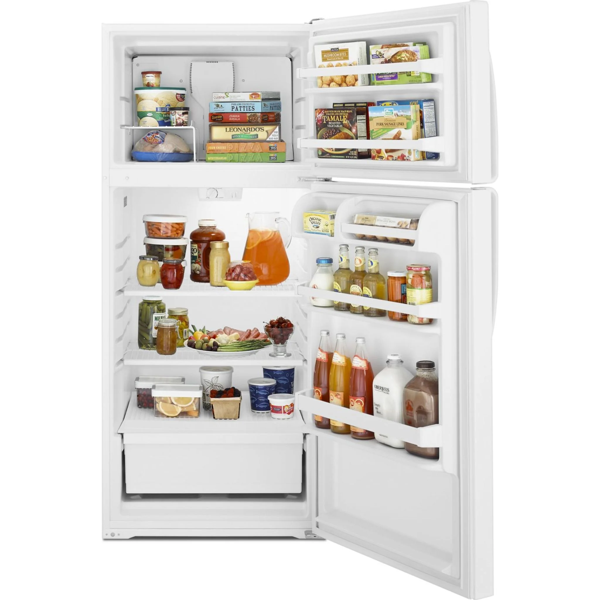 Amana 16 cu. ft. Top-Freezer Refrigerator with More Storage Capacity (ART316TFDW) - Image 6