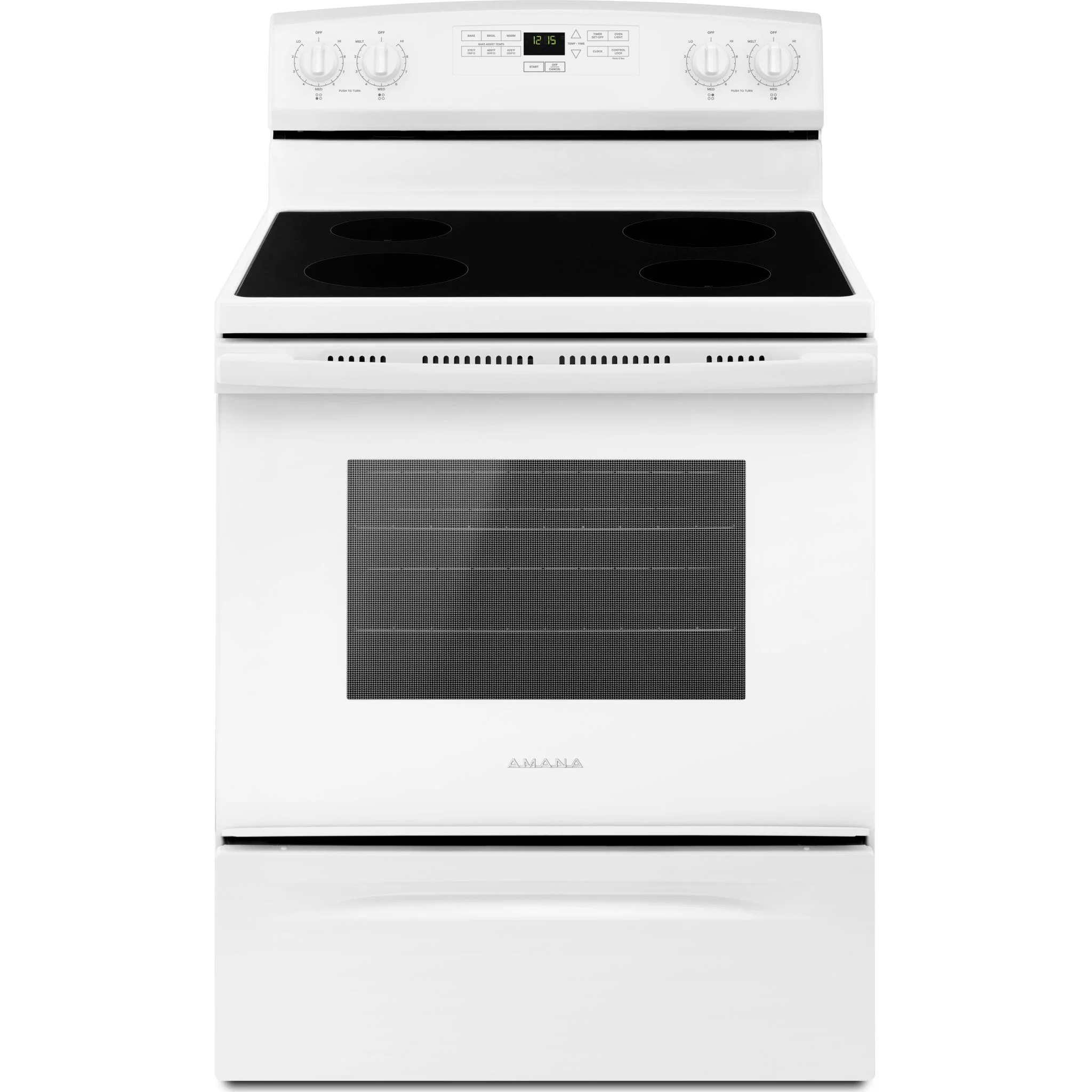 Amana 30-inch Electric Range with Extra-Large Oven Window -White (YAER6303MFW) - Image 10