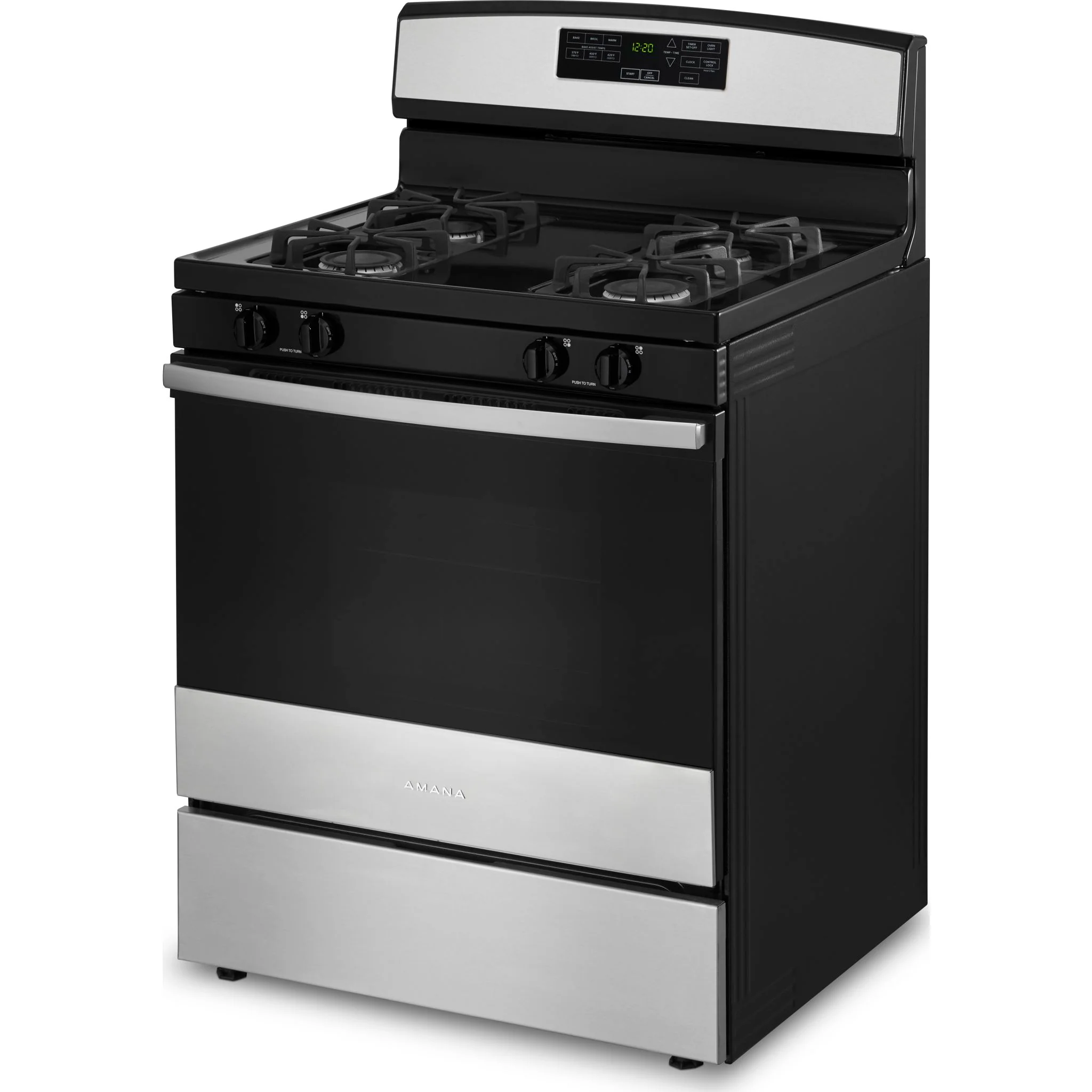 Amana 30-inch Gas Range with Self-Clean Option -Stainless Steel (AGR6603SMS) - Image 3