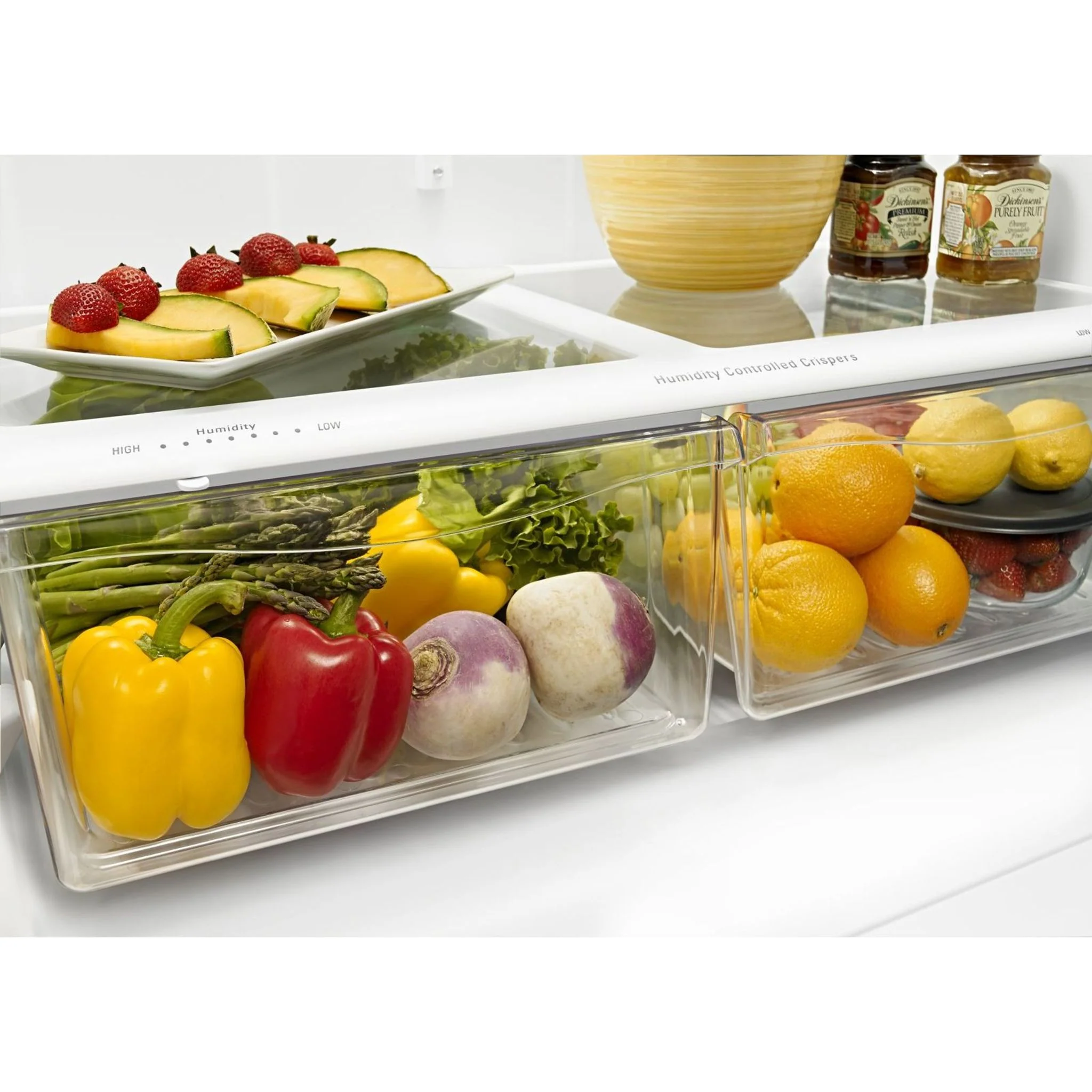 Amana 33-inch Wide Bottom-Freezer Refrigerator with EasyFreezerPull-Out Drawer âˆ’ 22 cu. ft. Capacity -Stainless Steel (ABB2224BRM) - Image 13