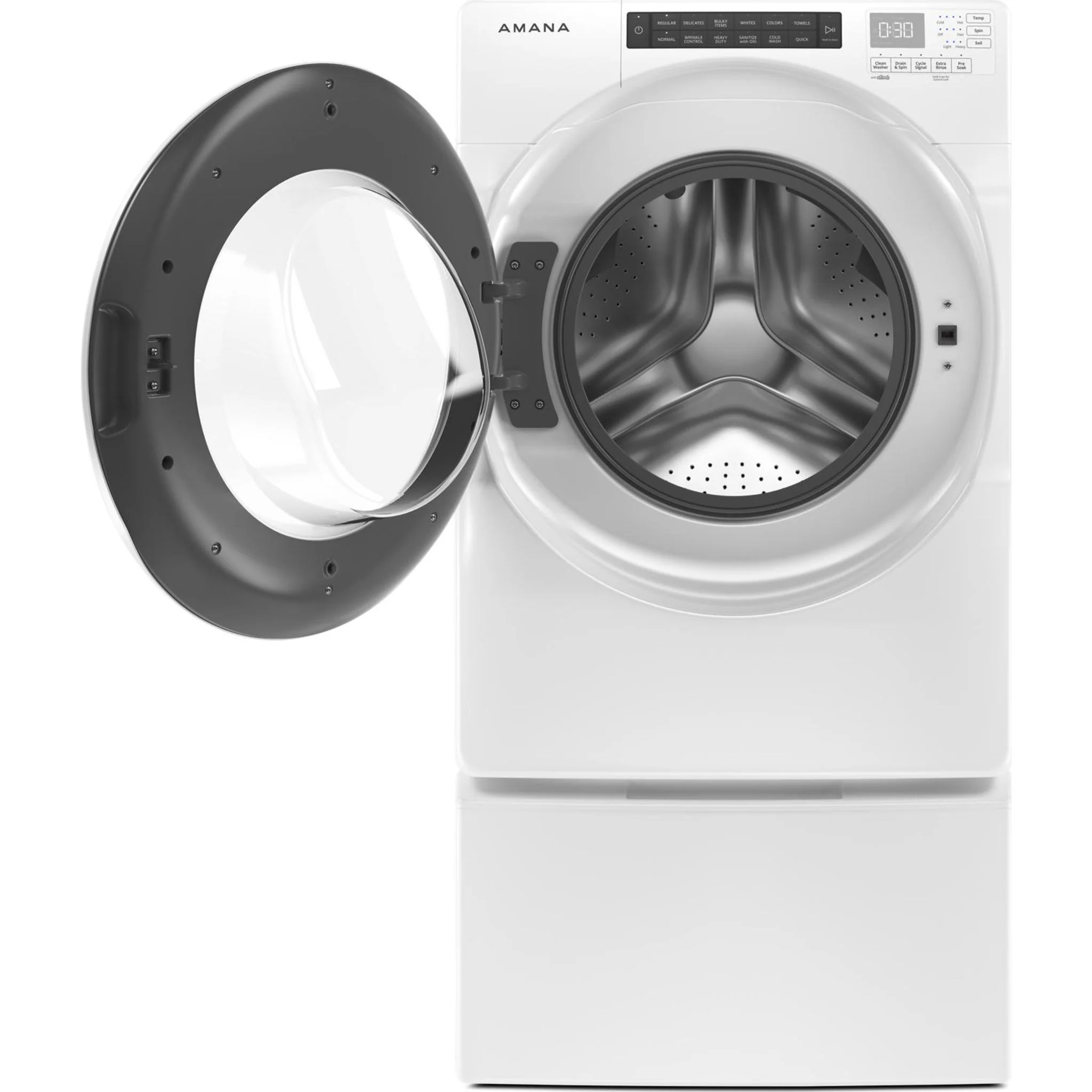 Amana 5.0 cu. ft. I.E.C. ENERGY STAR Qualified Front Load Washer -White (NFW5800HW) - Image 12