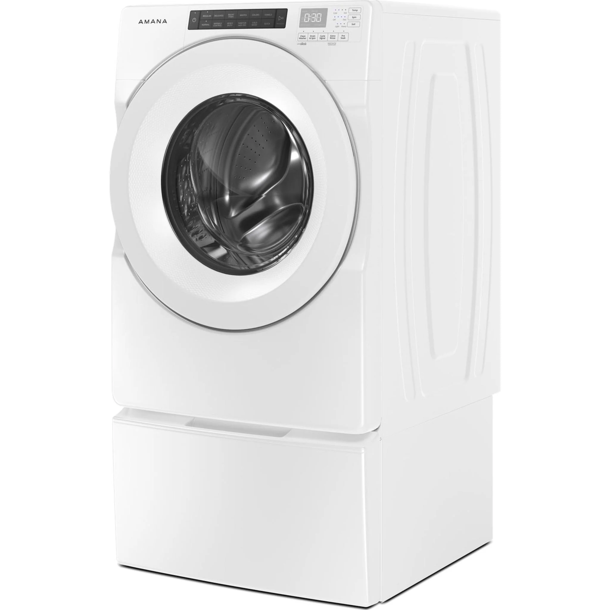 Amana 5.0 cu. ft. I.E.C. ENERGY STAR Qualified Front Load Washer -White (NFW5800HW) - Image 4
