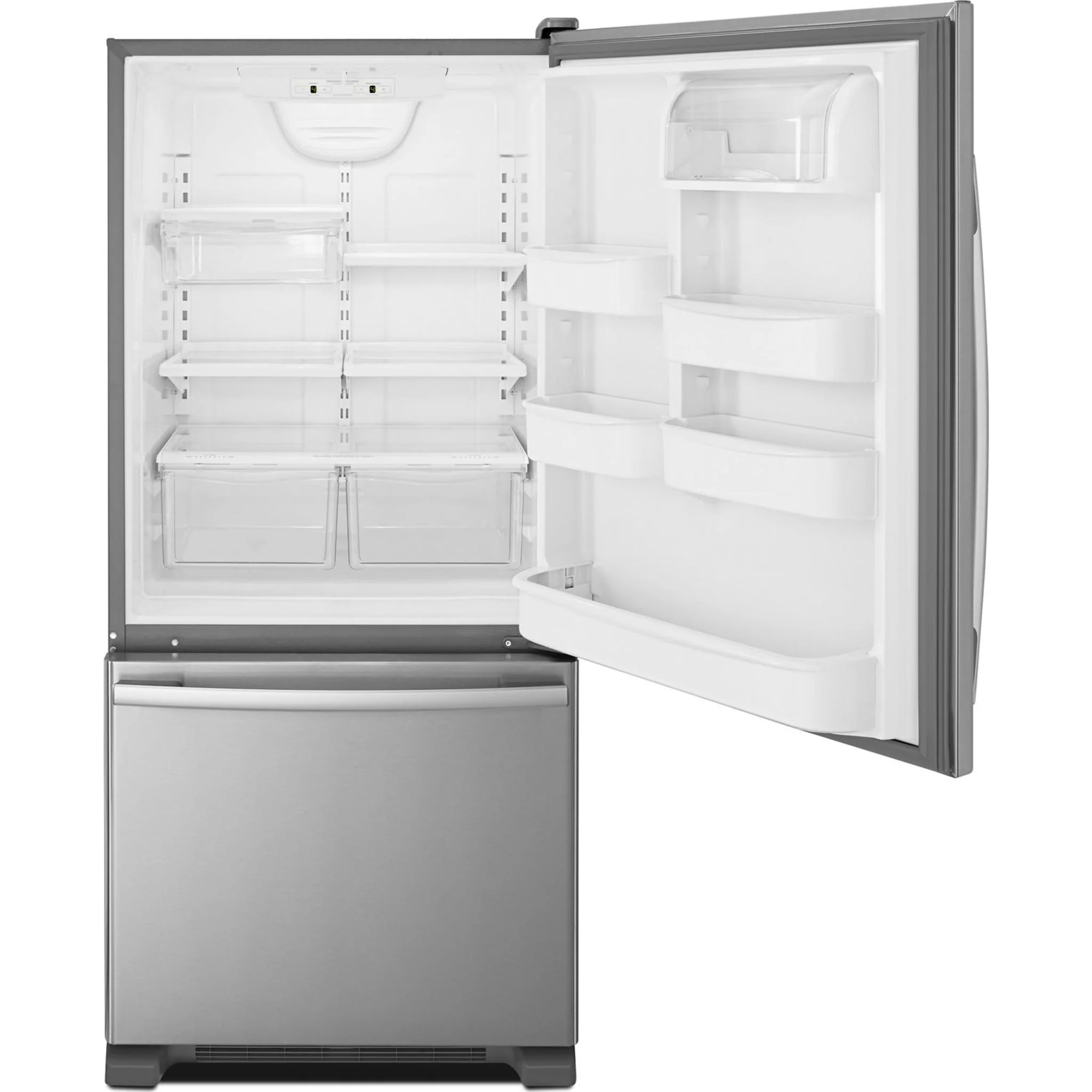 Amana 29-inch Wide Bottom-Freezer Refrigerator with EasyFreezerPull-Out Drawer -- 18 cu. ft. Capacity -Stainless Steel (ABB1924BRM) - Image 39
