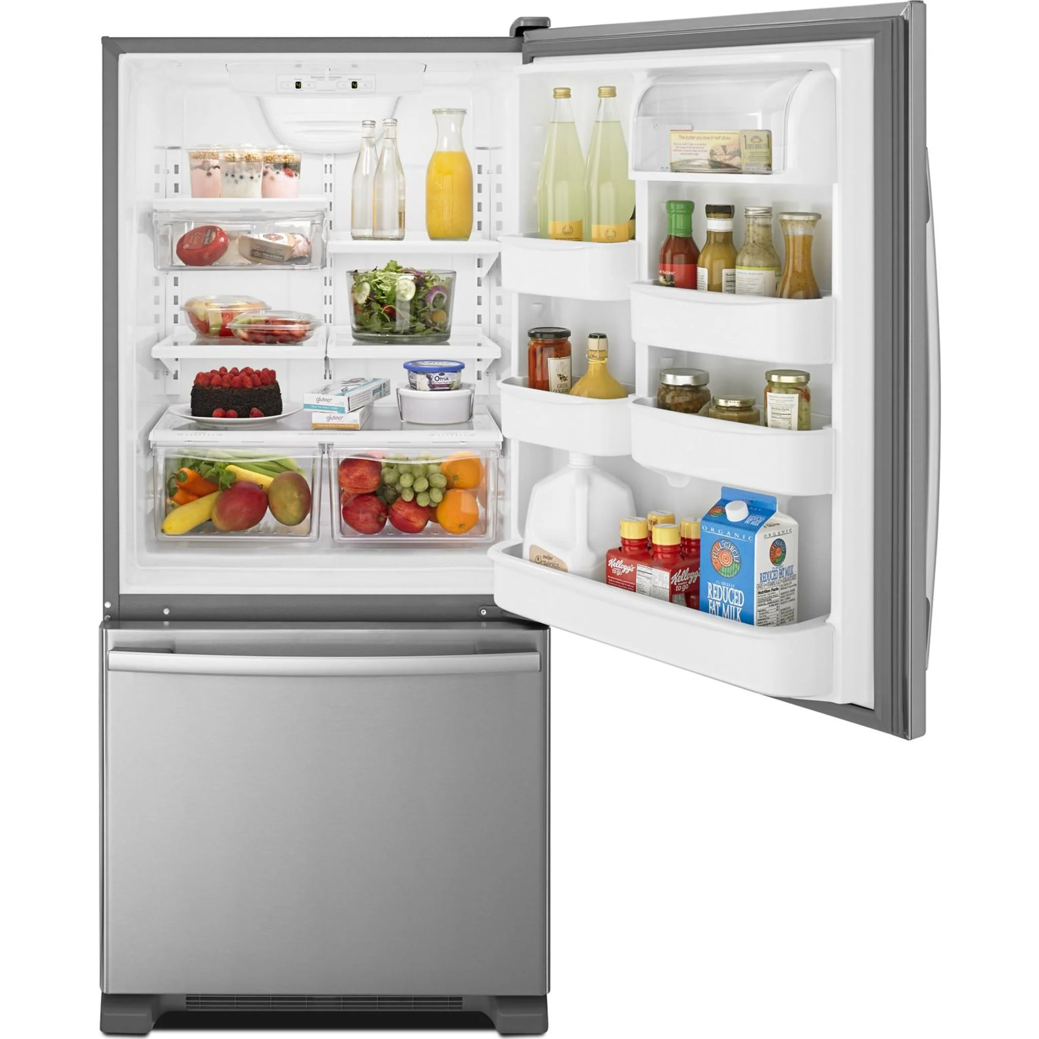 Amana 29-inch Wide Bottom-Freezer Refrigerator with EasyFreezerPull-Out Drawer -- 18 cu. ft. Capacity -Stainless Steel (ABB1924BRM) - Image 48