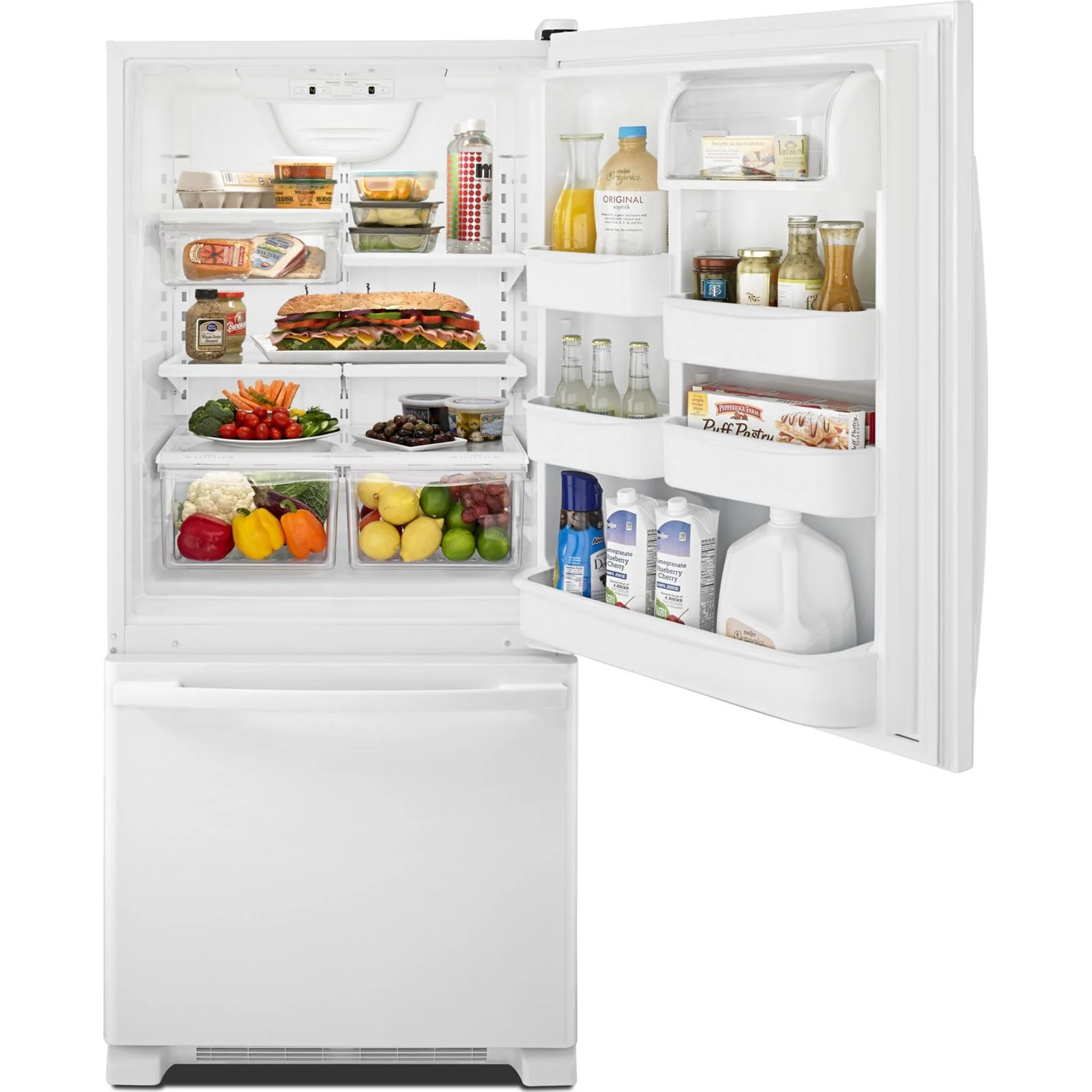 Amana 18.5 cu. ft. Bottom-Freezer Refrigerator -White (ABB1924BRW) - Image 19