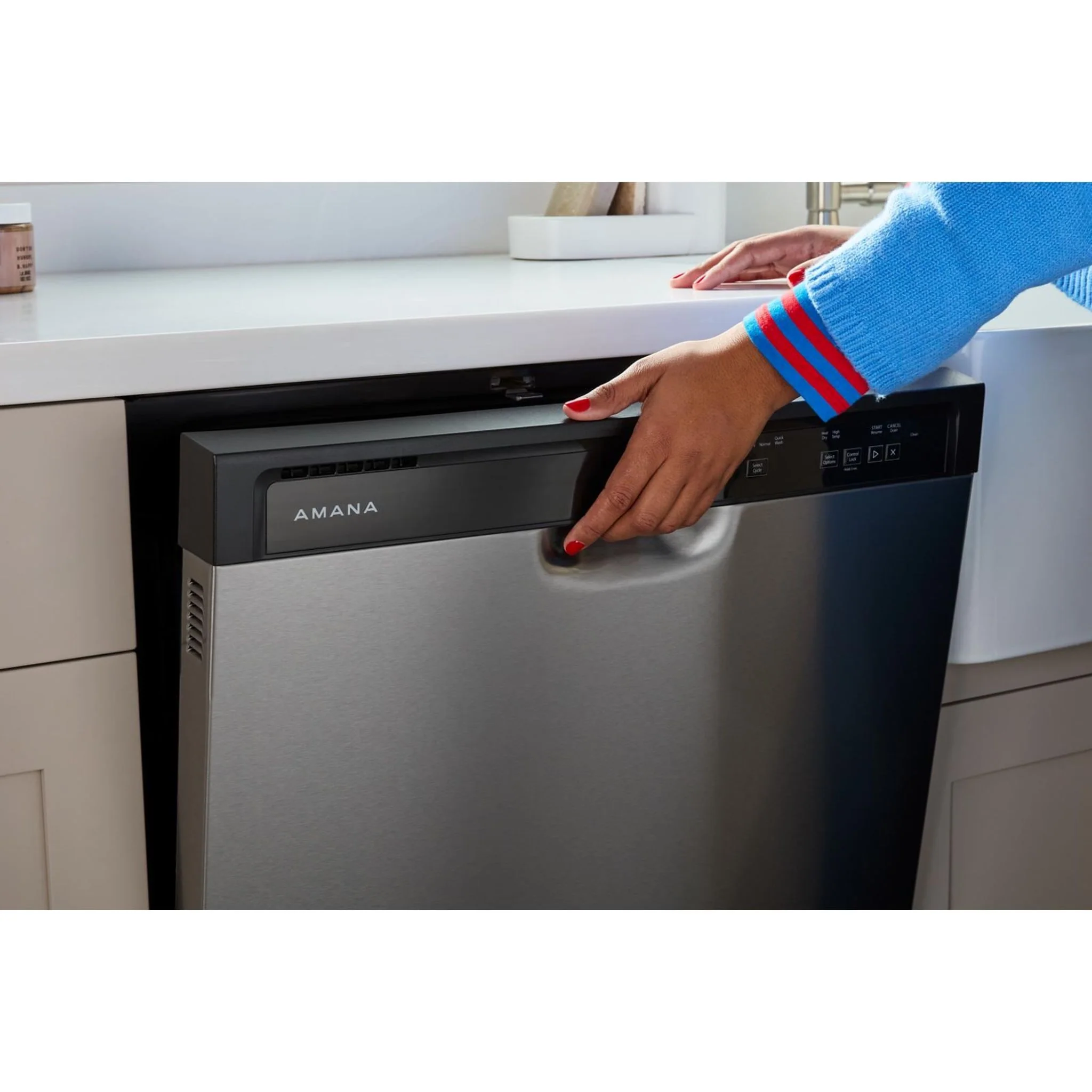 Amana Dishwasher with Midnight Interior -Stainless Steel (ADFS2524RS) - Image 10