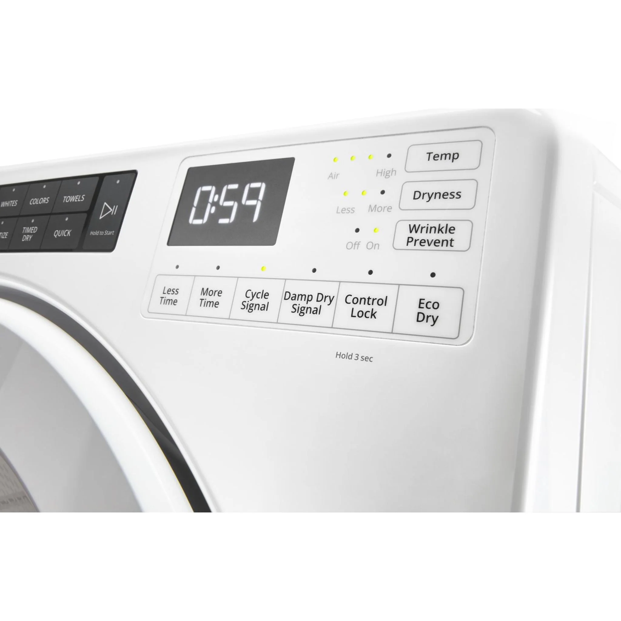 Amana 7.4 cu. ft. Front Load Electric Dryer with Moisture Sensors -White (YNED5800HW) - Image 11