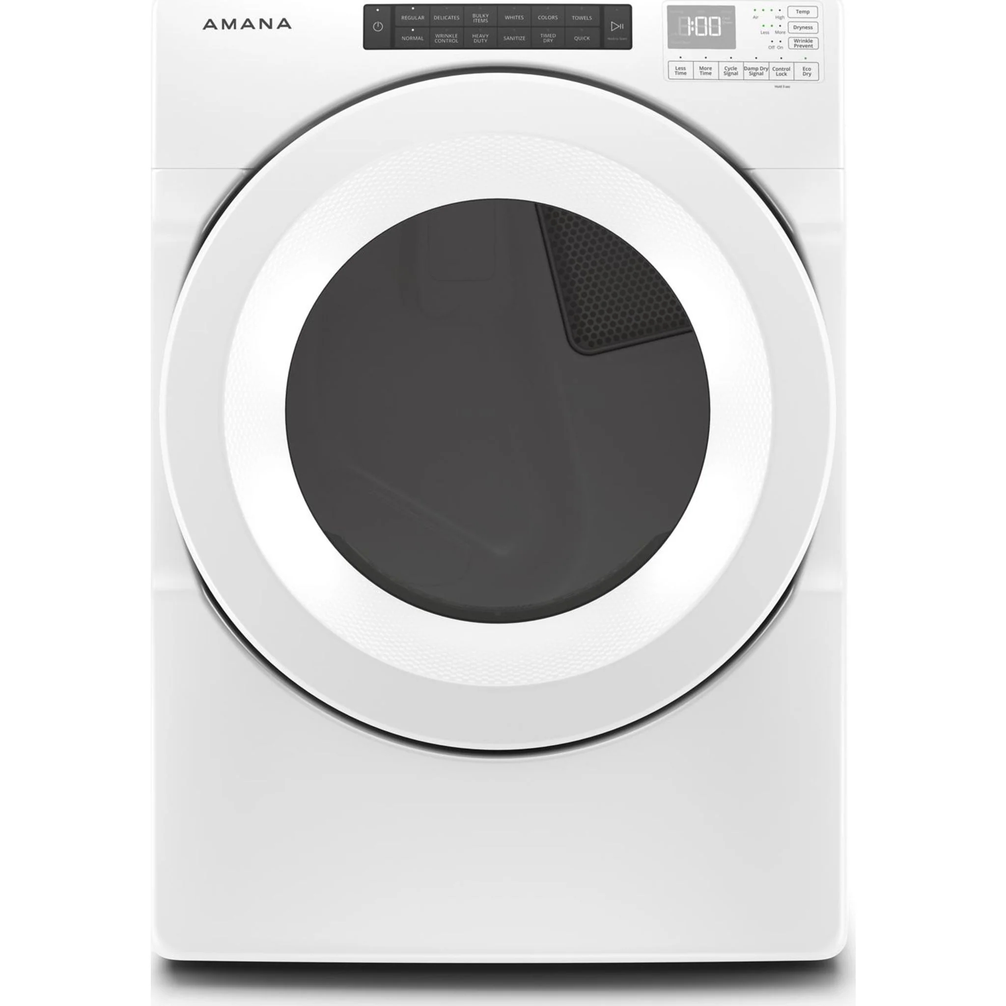 Amana 7.4 cu. ft. Front Load Electric Dryer with Moisture Sensors -White (YNED5800HW) - Image 6