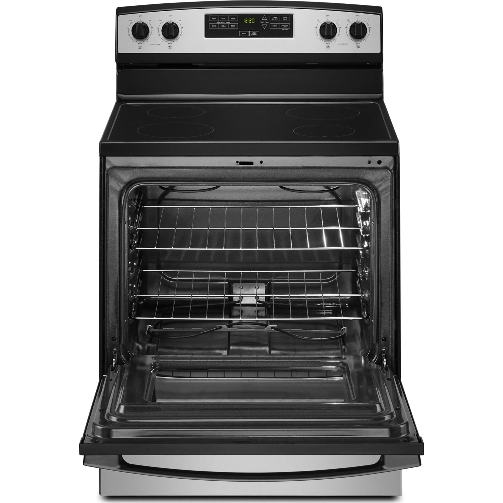 Amana 30"  Electric Range with Extra-Large Oven Window - Stainless Steel (YAER6303MMS) - Image 8