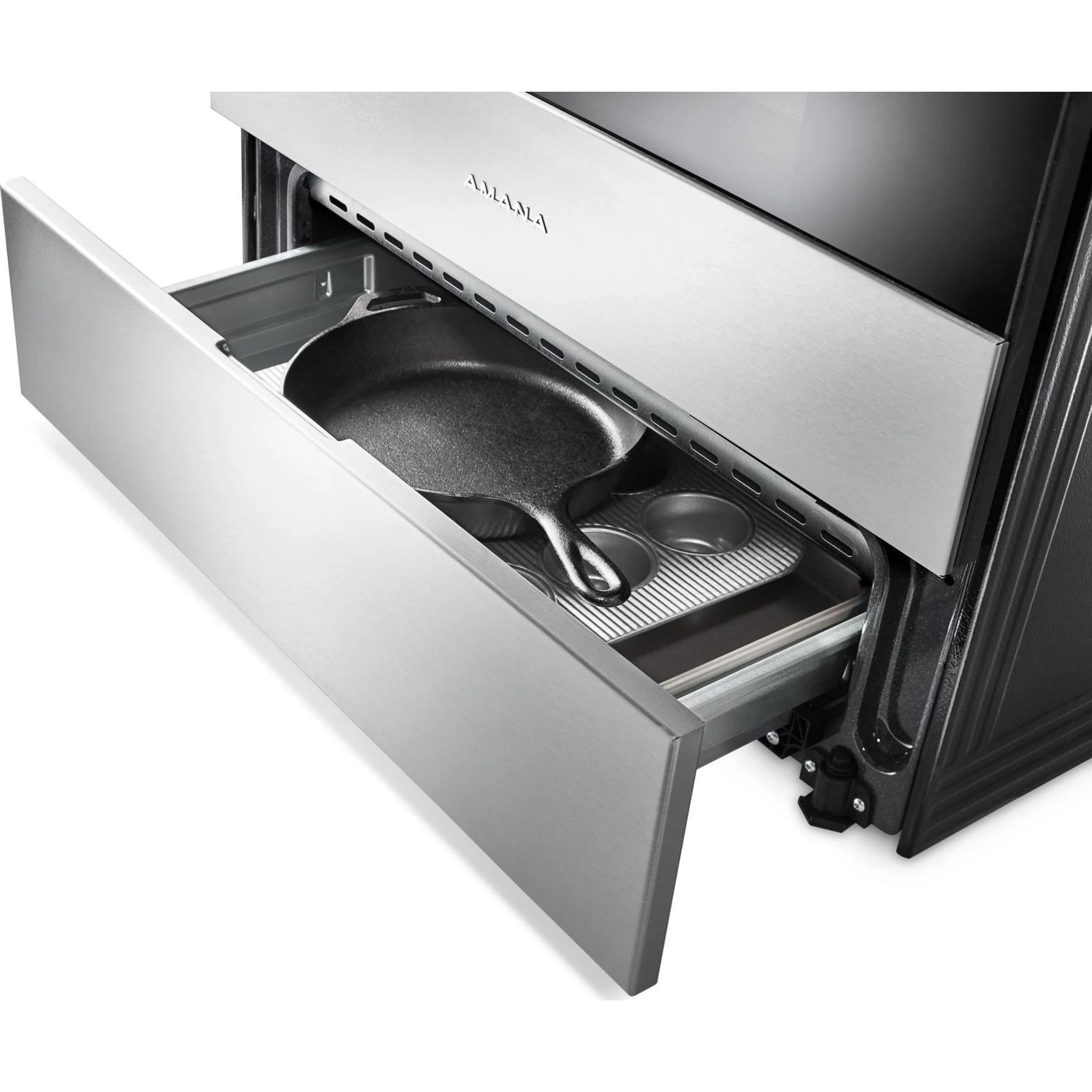 Amana 30"  Electric Range with Front Console - White (YAES6603SFW) - Image 10