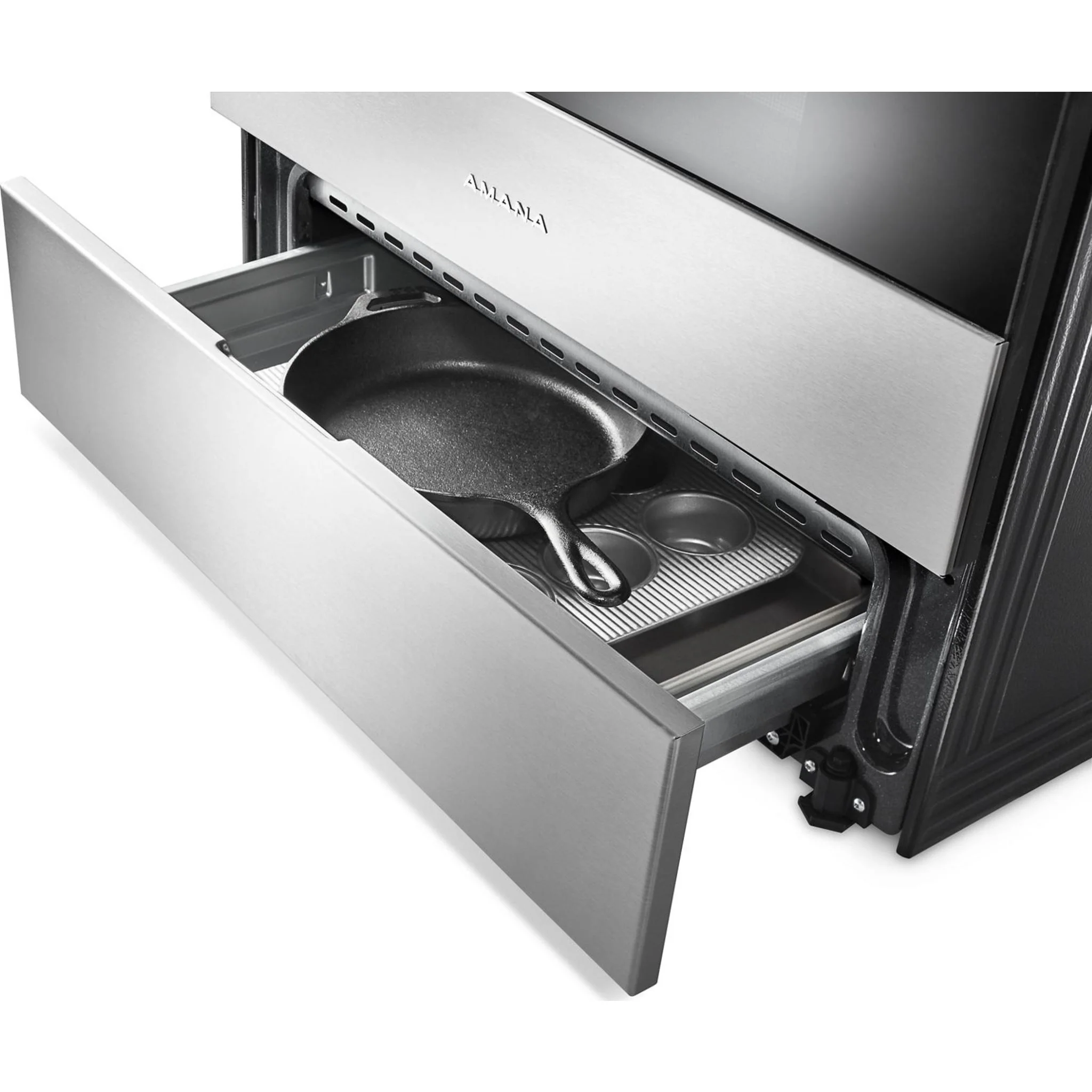 Amana 30"  Electric Range with Front Console - White (YAES6603SFW) - Image 18