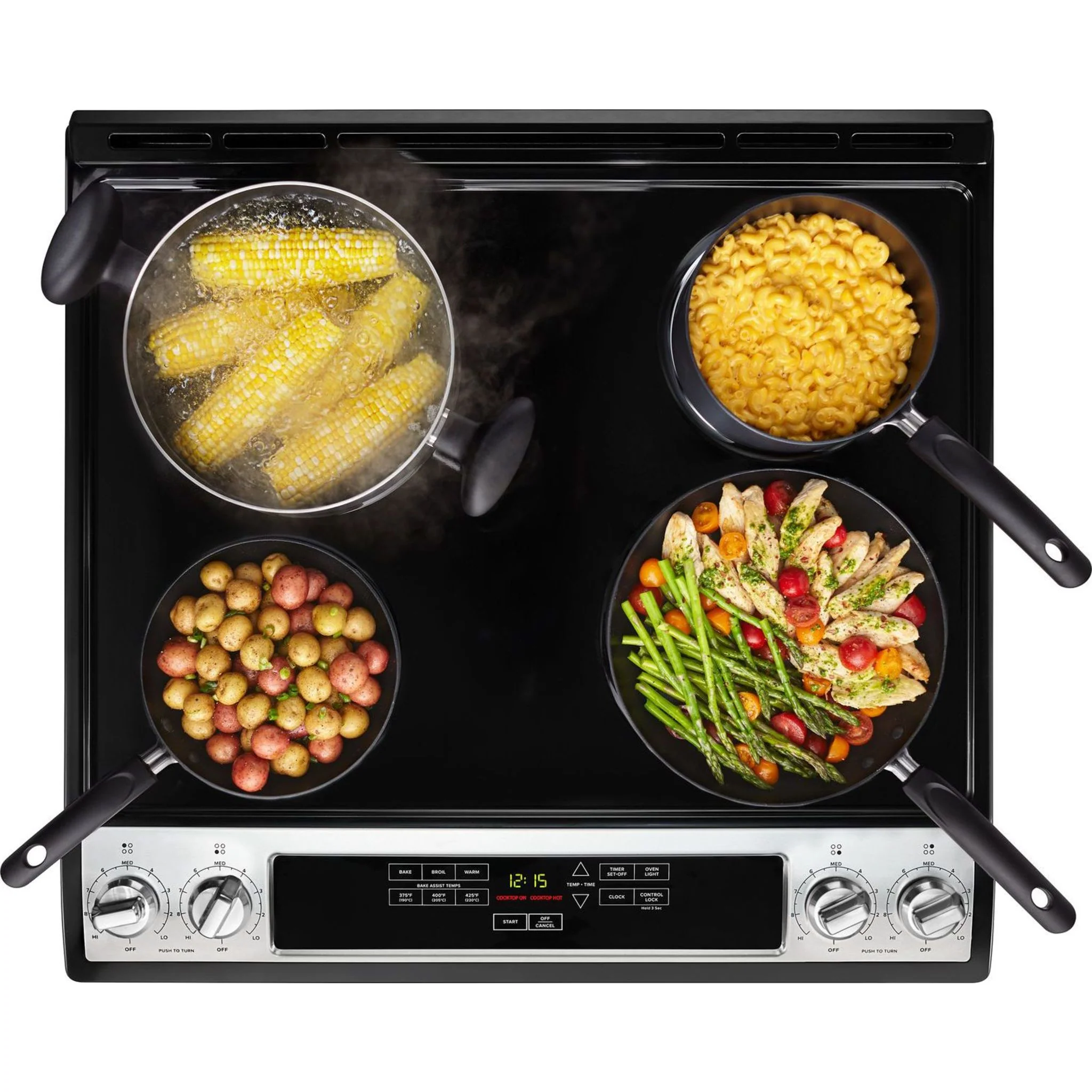 Amana 30-inch Electric Range with Front Console -Stainless Steel (YAES6603SFS) - Image 5