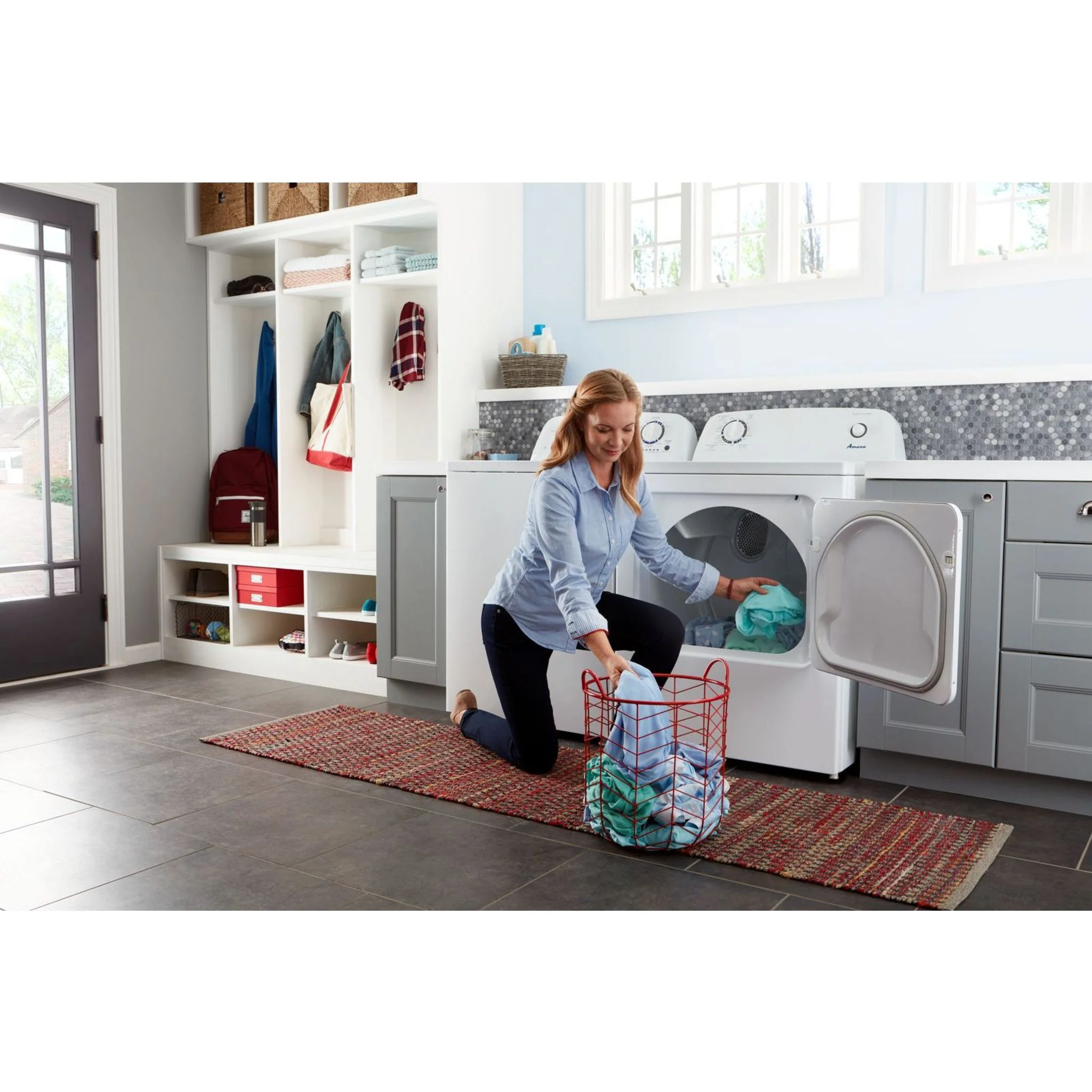 Amana 6.5 cu. ft. Top-Load Gas Dryer with Automatic Dryness Control -White (NGD4655EW) - Image 10