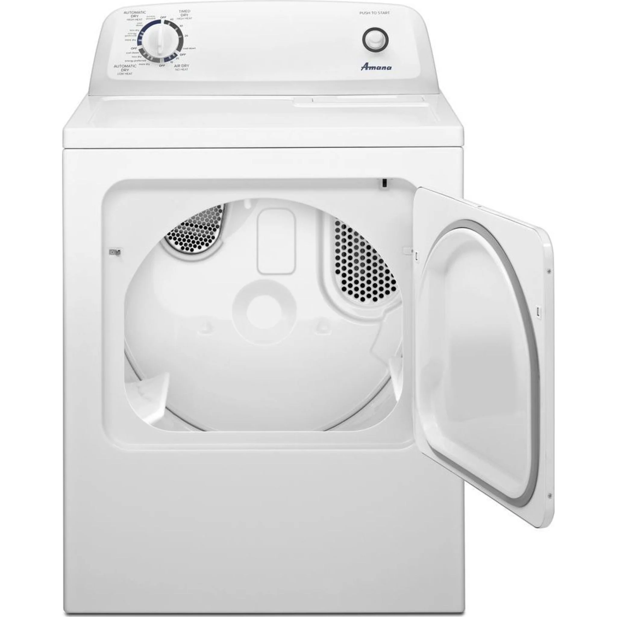 Amana 6.5 cu. ft. Top-Load Gas Dryer with Automatic Dryness Control -White (NGD4655EW) - Image 2