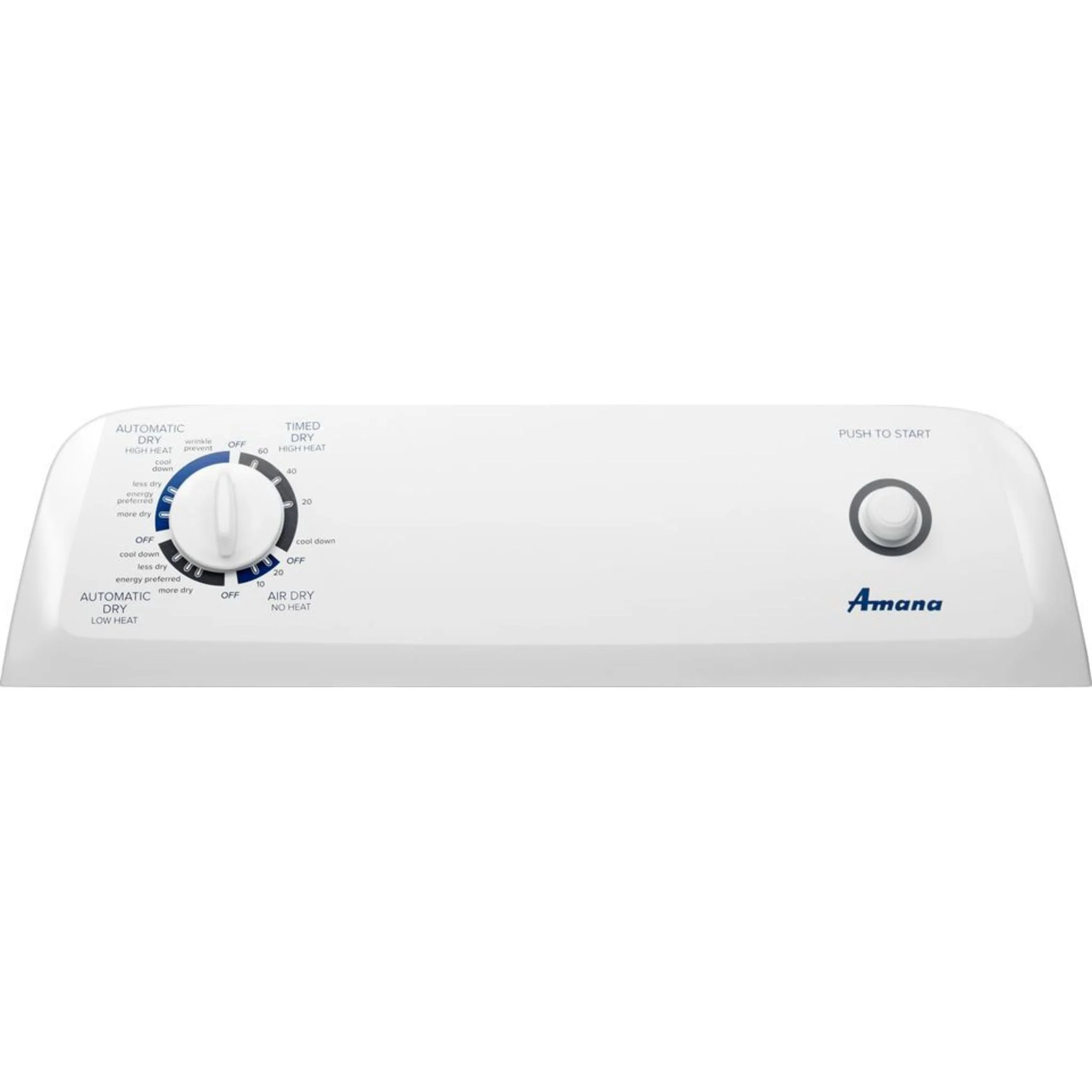 Amana 6.5 cu. ft. Top-Load Gas Dryer with Automatic Dryness Control -White (NGD4655EW) - Image 3