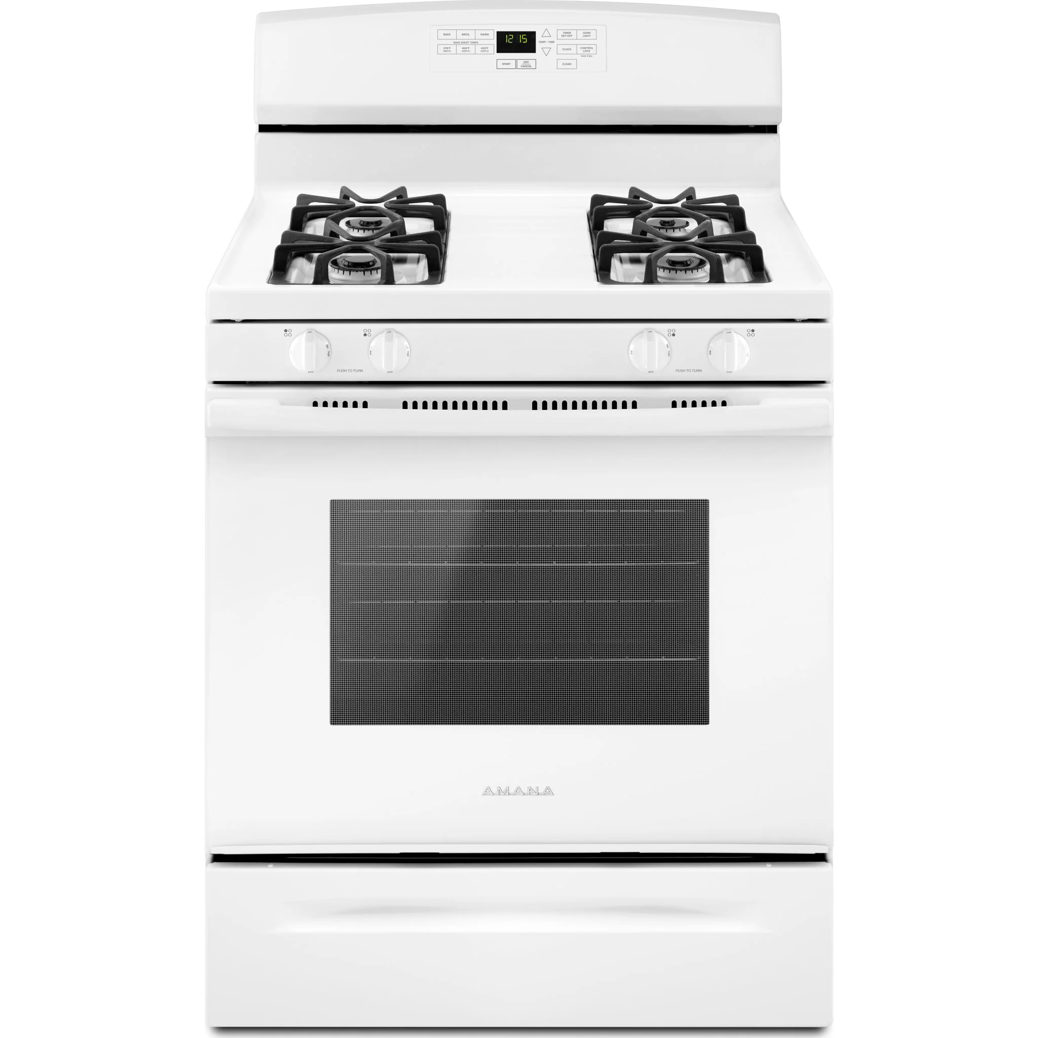 Amana 30-inch Gas Range with Self-Clean Option -White (AGR6603SFW) - Image 5