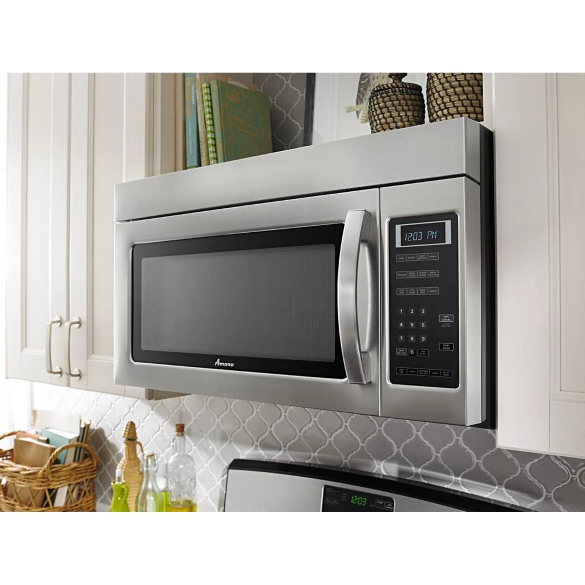 Amana 1.6 cu. ft. Over-the-Range Microwave with Add 0:30 Seconds -White (YAMV2307PFW) - Image 14