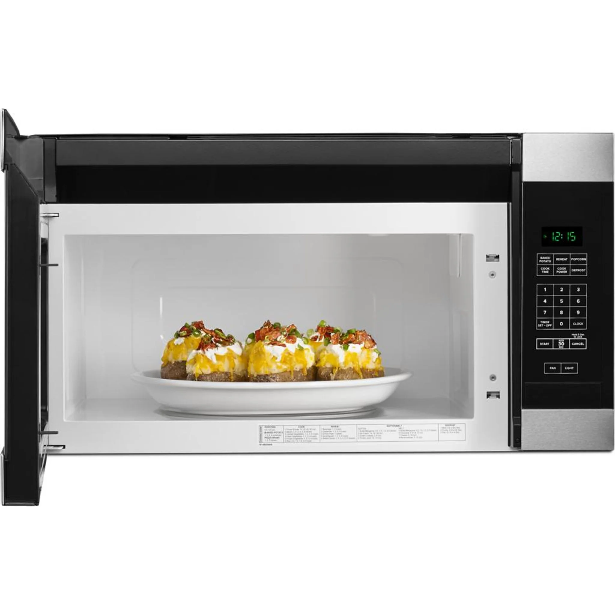 Amana 1.6 cu. ft. Over-the-Range Microwave with Add 0:30 Seconds -White (YAMV2307PFW) - Image 5