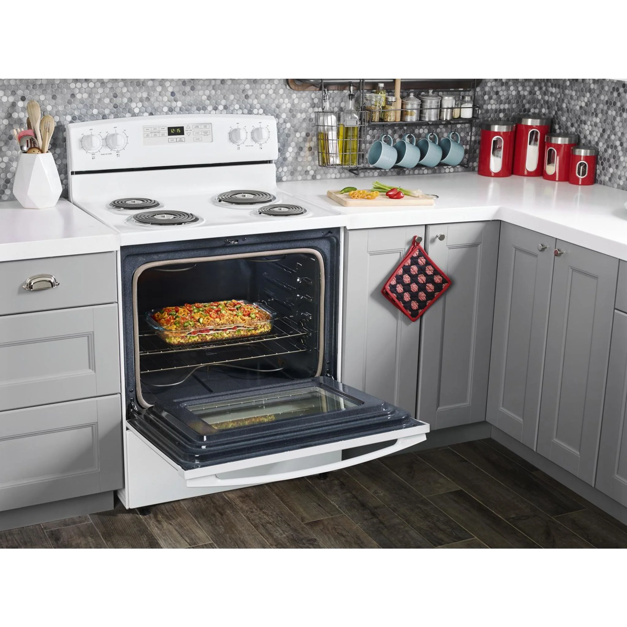 Amana 30-inch Electric Range with Self-Clean Option -White (YACR4503SFW) - Image 14