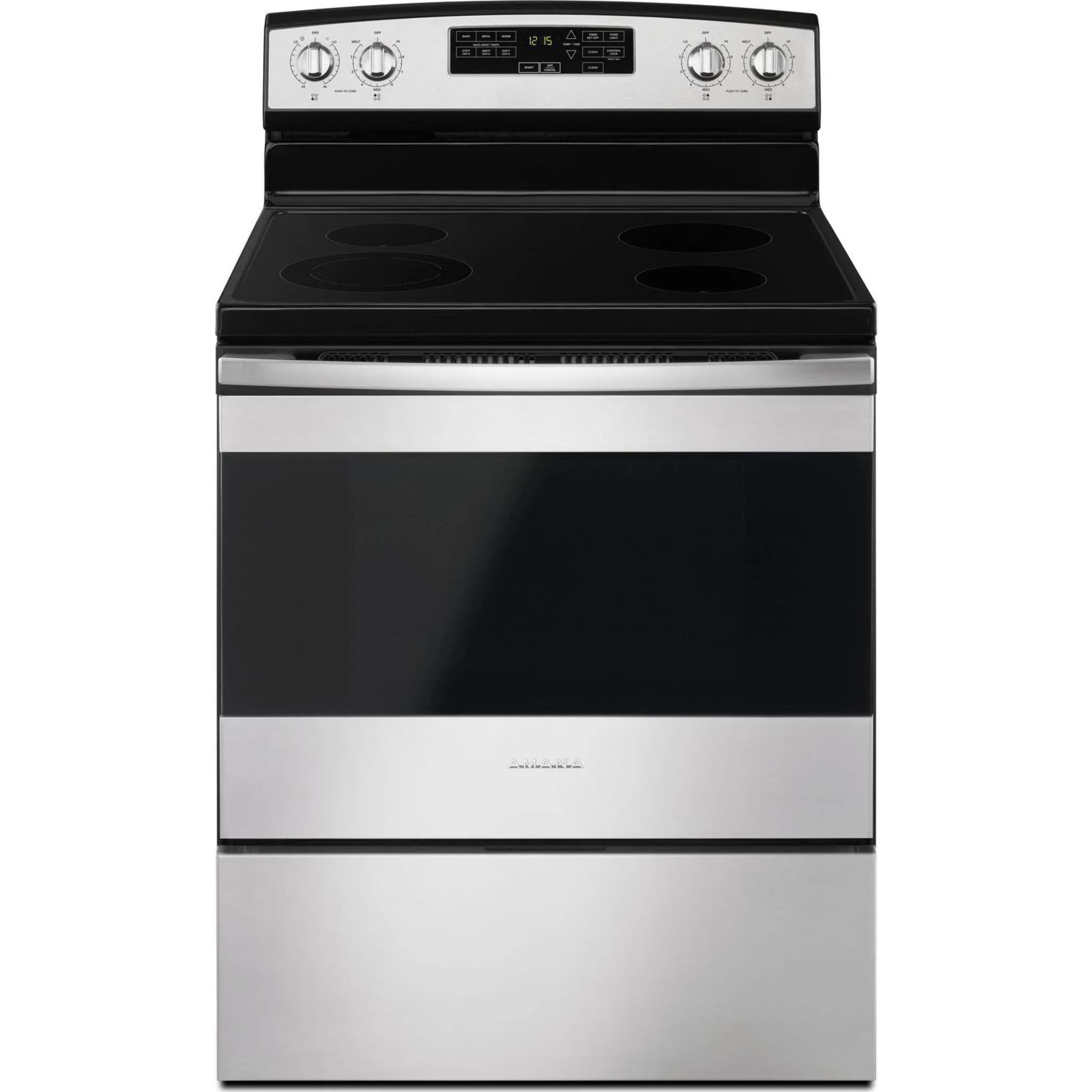 Amana 30" Electric Range with Self-Clean Option (YAER6603SFS) - Image 4