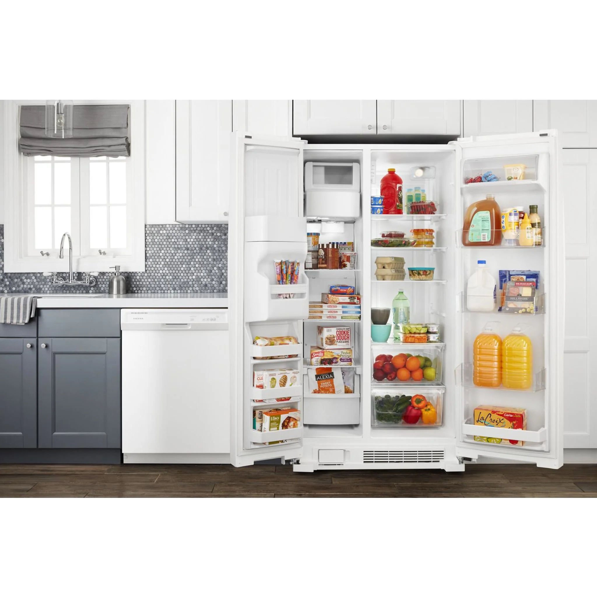 Amana 33-inch Side-by-Side Refrigerator with Dual Pad External Ice and Water Dispenser -White (ASI2175GRW) - Image 15