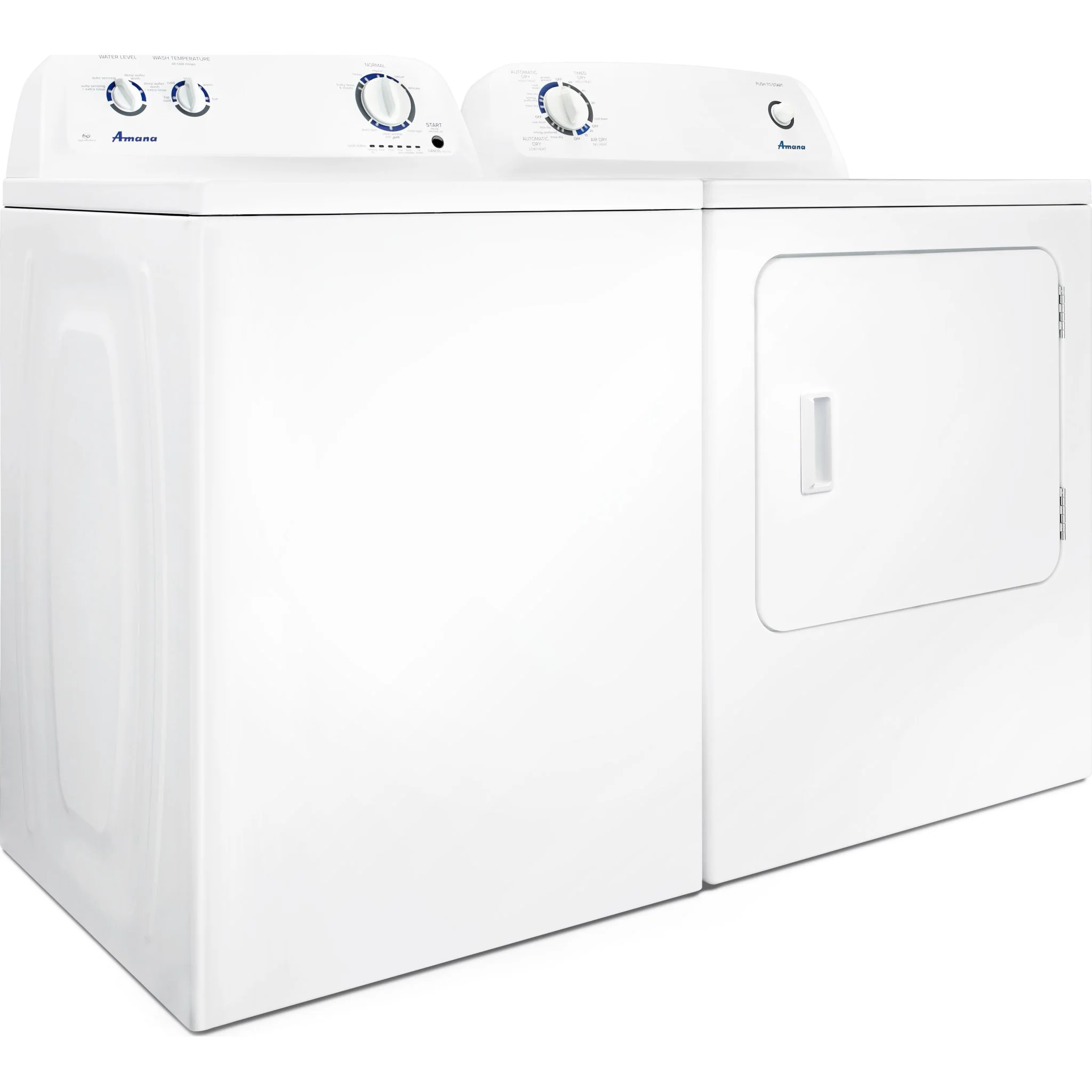 Amana Top Load Pair (AMN1444376K) - White - Image 2