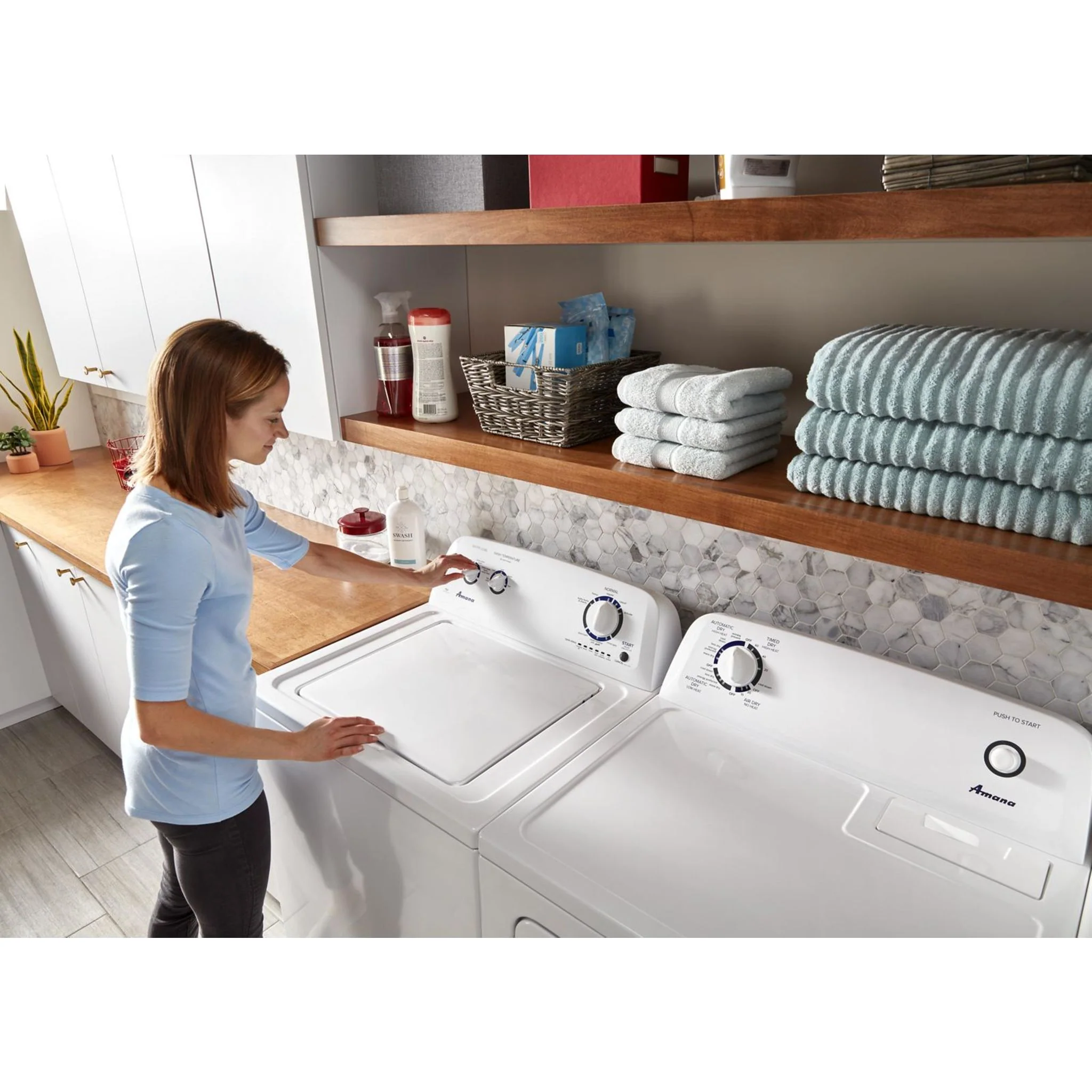 Amana  4.0 cu. ft. Top-Load Washer with Dual Action Agitator -White (NTW4516FW) - Image 15
