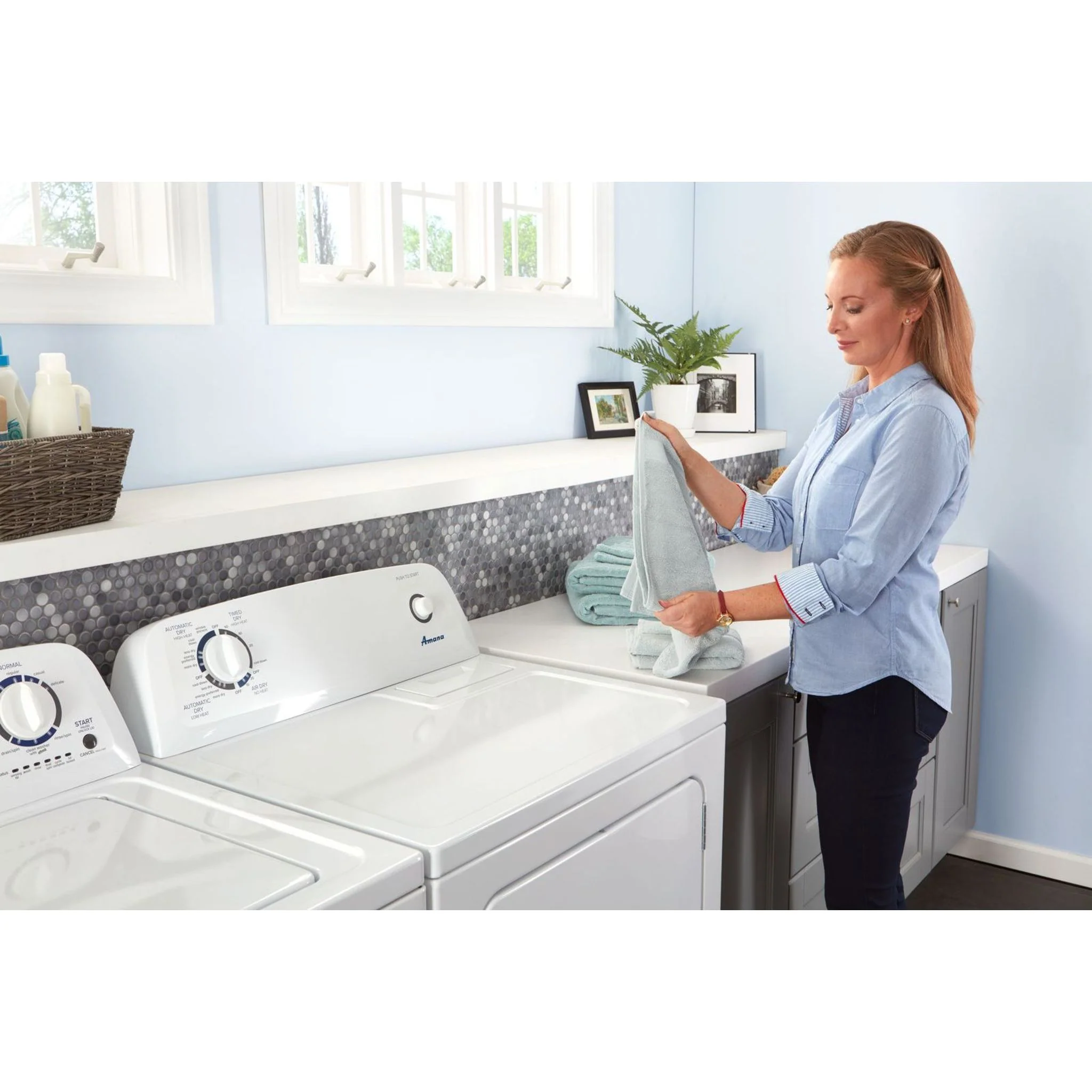 Amana  4.0 cu. ft. Top-Load Washer with Dual Action Agitator -White (NTW4516FW) - Image 9