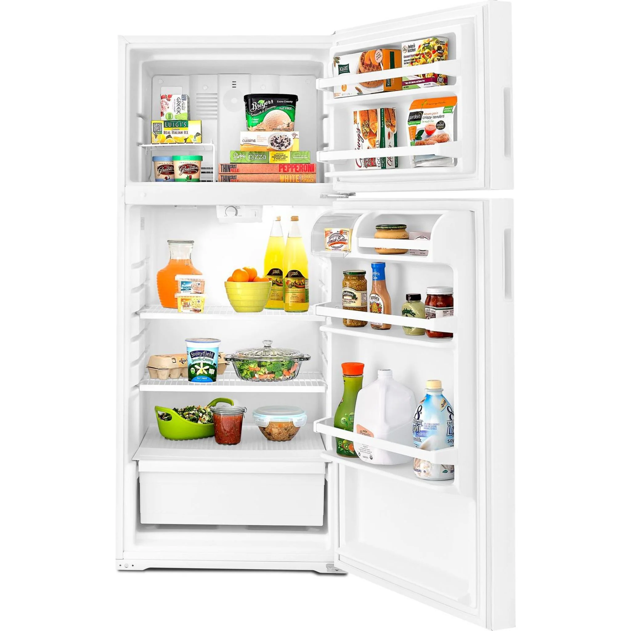 Amana 14 cu. ft. Top-Freezer Refrigerator with Flexible Storage Options -White (ART104TFDW) - Image 10
