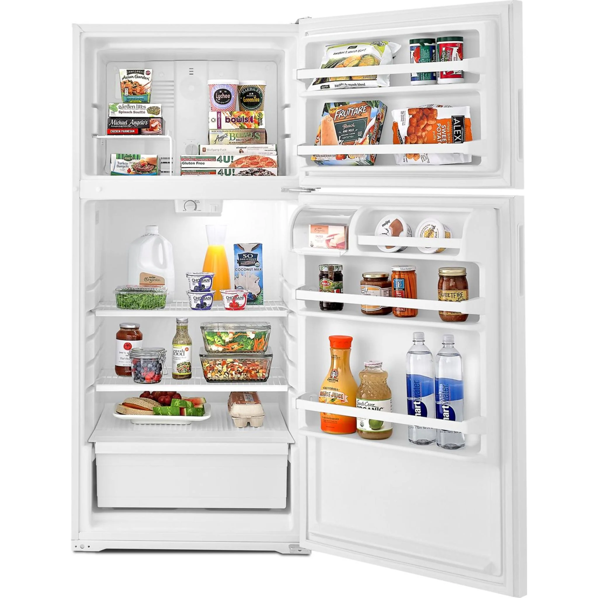 Amana 14 cu. ft. Top-Freezer Refrigerator with Flexible Storage Options -White (ART104TFDW) - Image 20