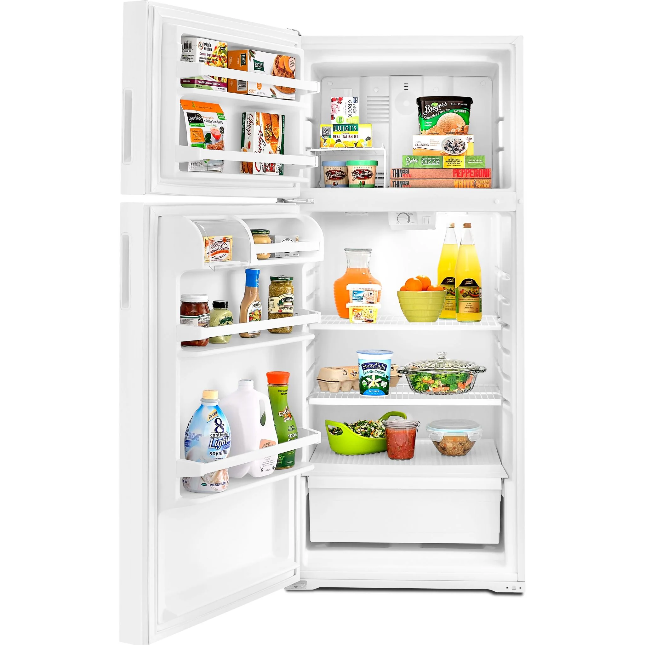 Amana 14 cu. ft. Top-Freezer Refrigerator with Flexible Storage Options -White (ART104TFDW) - Image 4