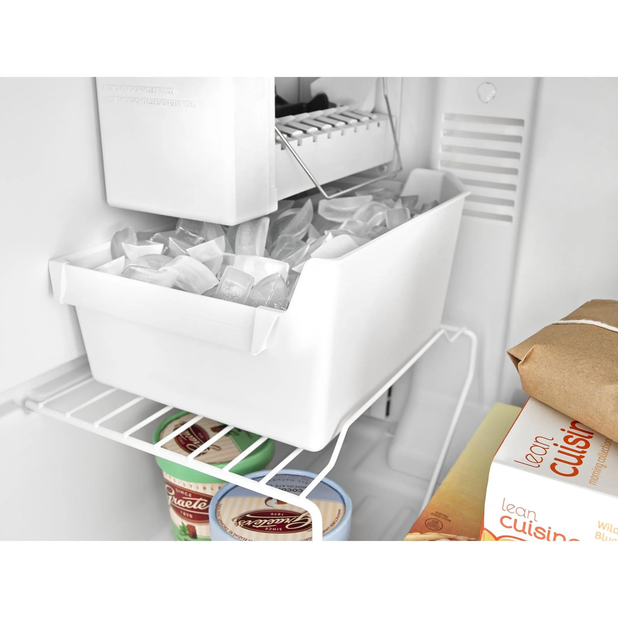 Amana 30-inch Wide Top-Freezer Refrigerator with Glass Shelves  - 18 cu. ft. -Stainless Steel (ART318FFDS) - Image 36