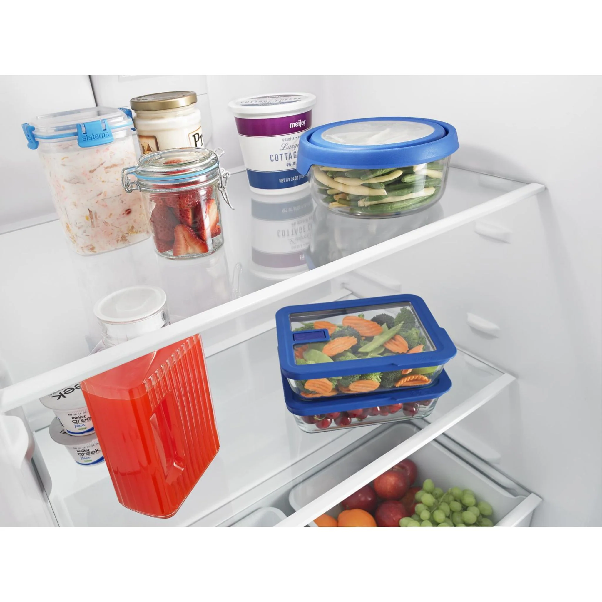 Amana 30-inch Wide Top-Freezer Refrigerator with Glass Shelves  - 18 cu. ft. -Stainless Steel (ART318FFDS) - Image 37