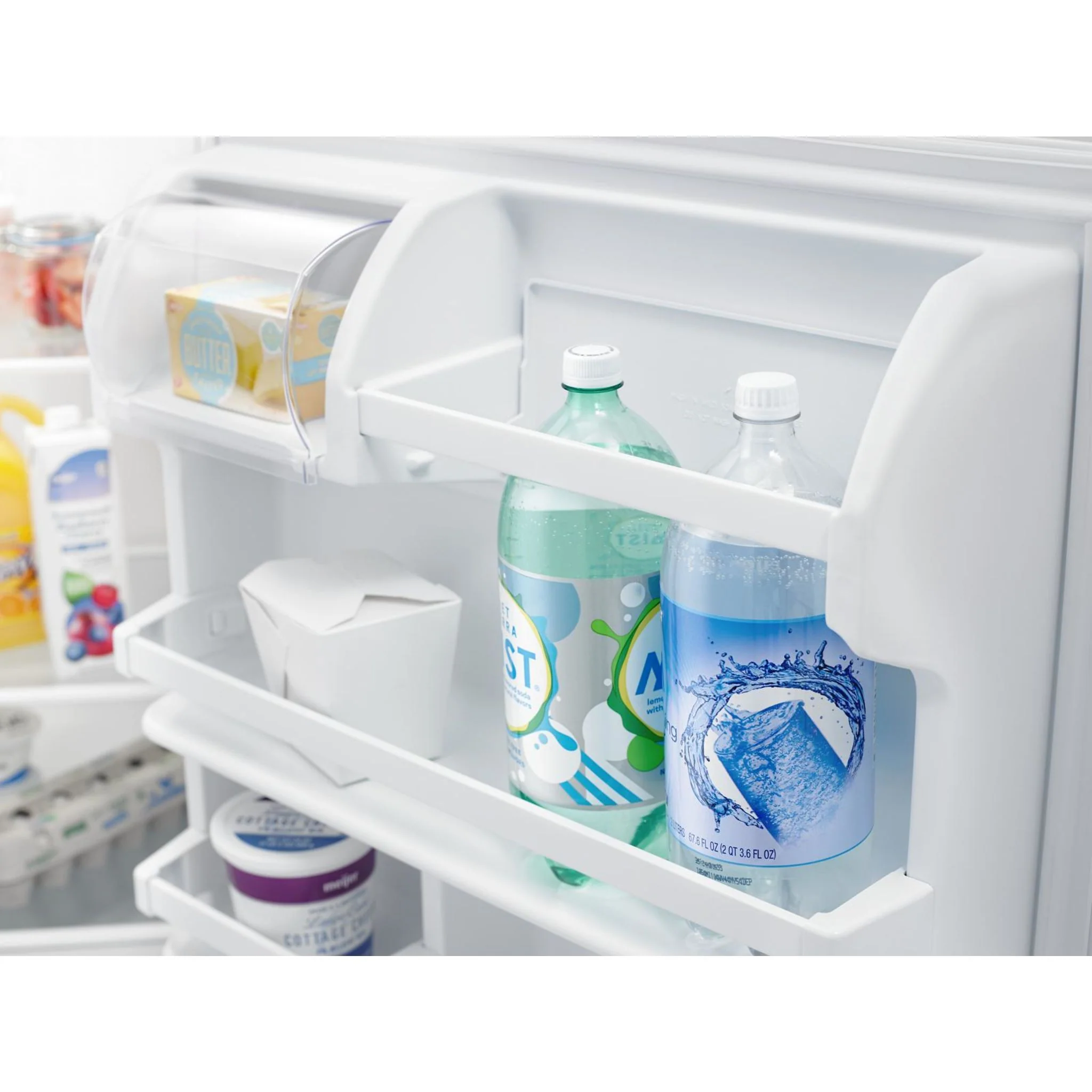 Amana 30-inch Wide Top-Freezer Refrigerator with Glass Shelves  - 18 cu. ft. -Stainless Steel (ART318FFDS) - Image 39