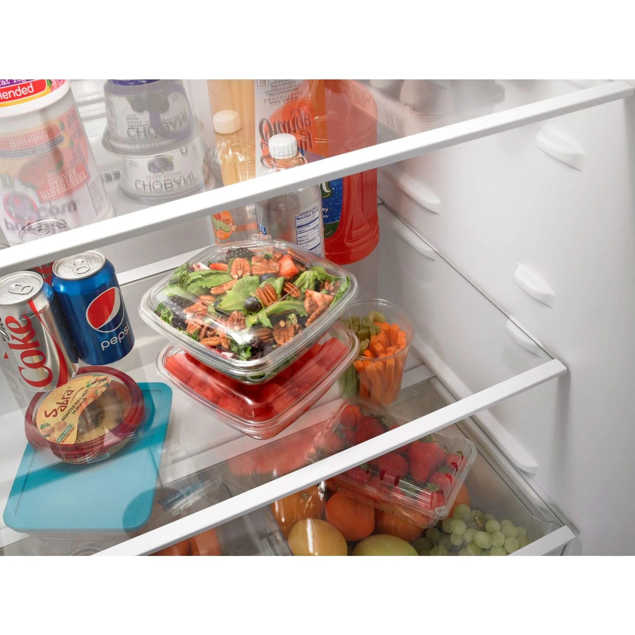 Amana  18 cu.ft. Top-Freezer Refrigerator with Electronic Temperature Controls - White (ART318FFDW) - Image 10